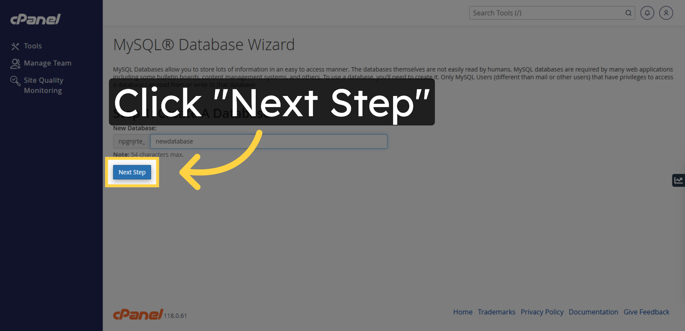 Proceed To Next Step