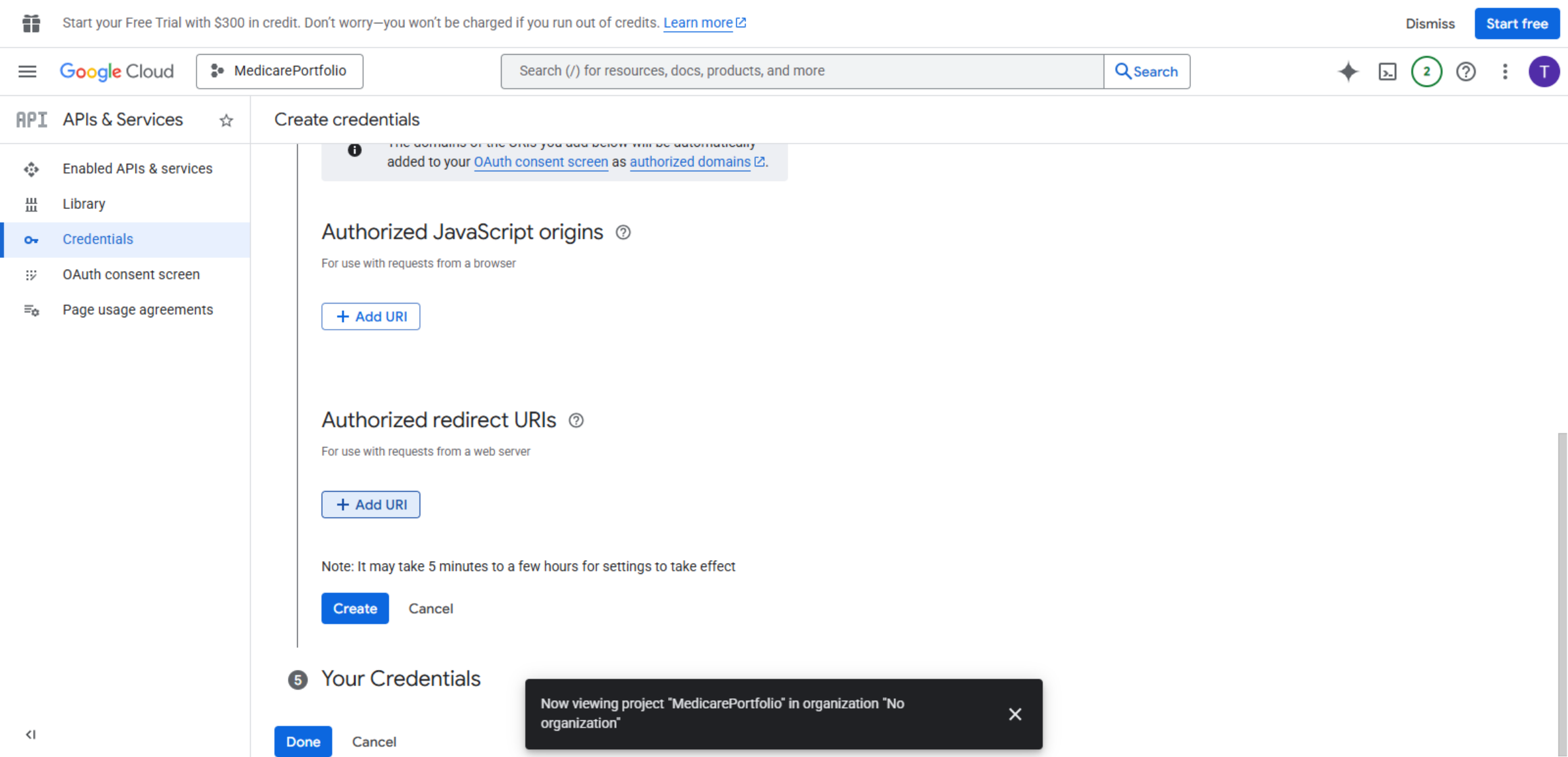 Switch to Google Cloud Console