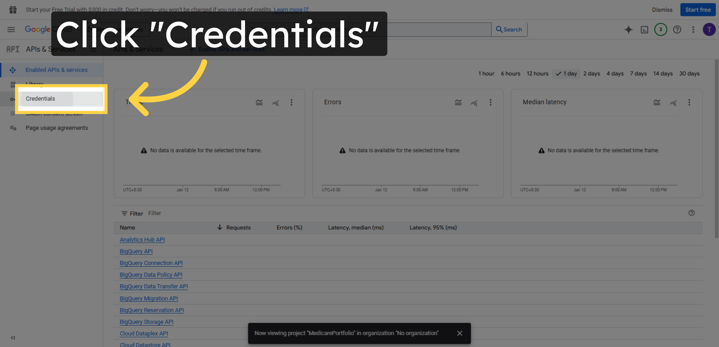 Return to Credentials