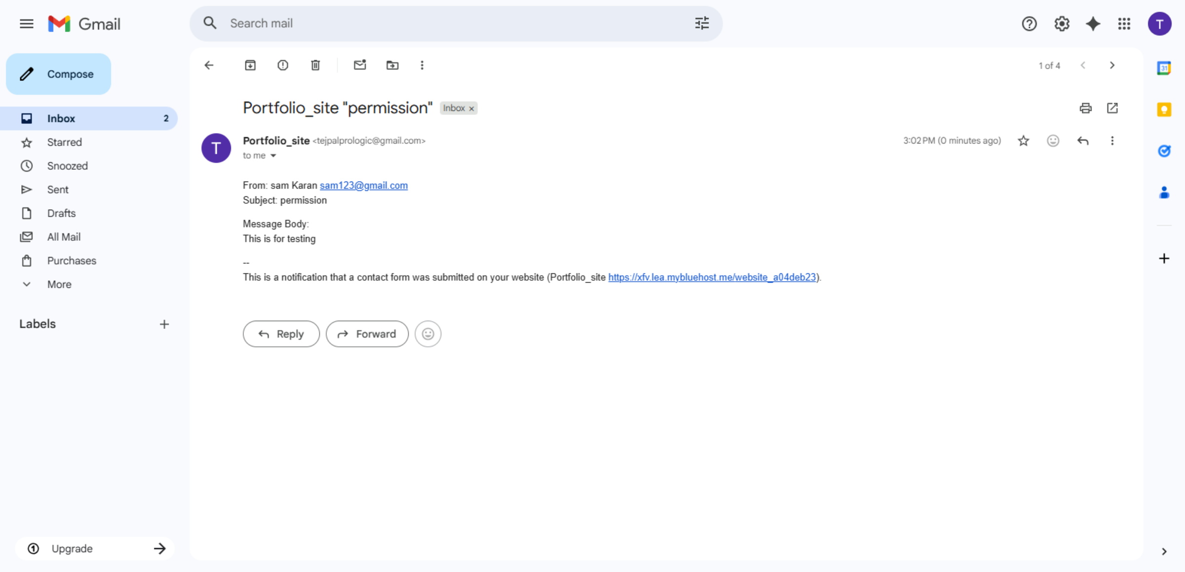 Review Email Permissions