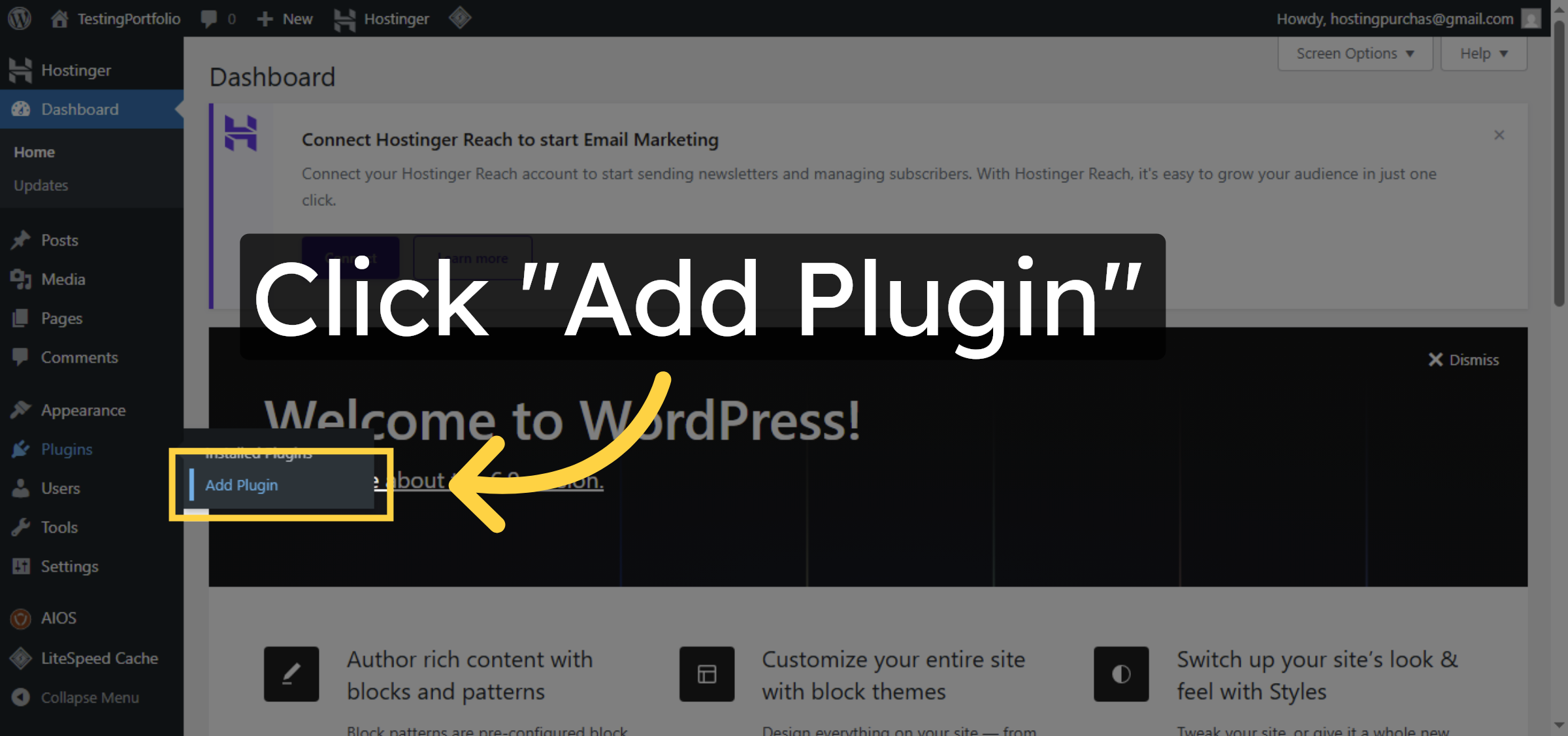 Access Add Plugin on Target