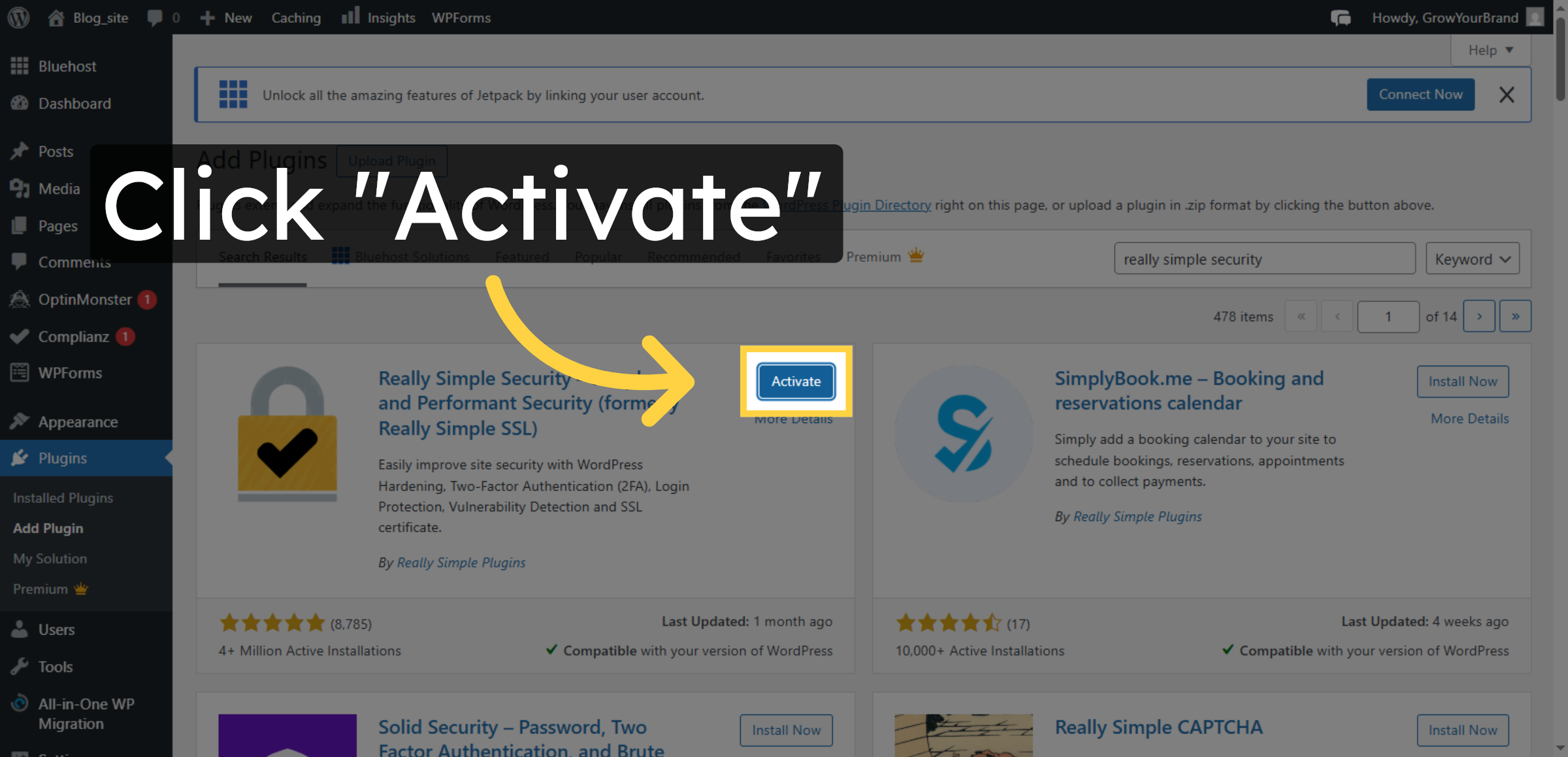 Activate Plugin