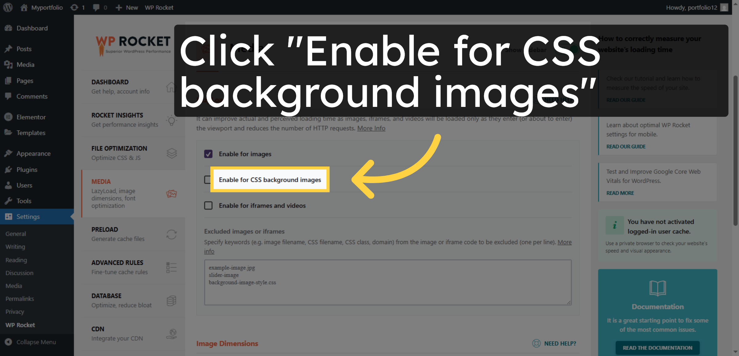 Enable LazyLoad for CSS Backgrounds