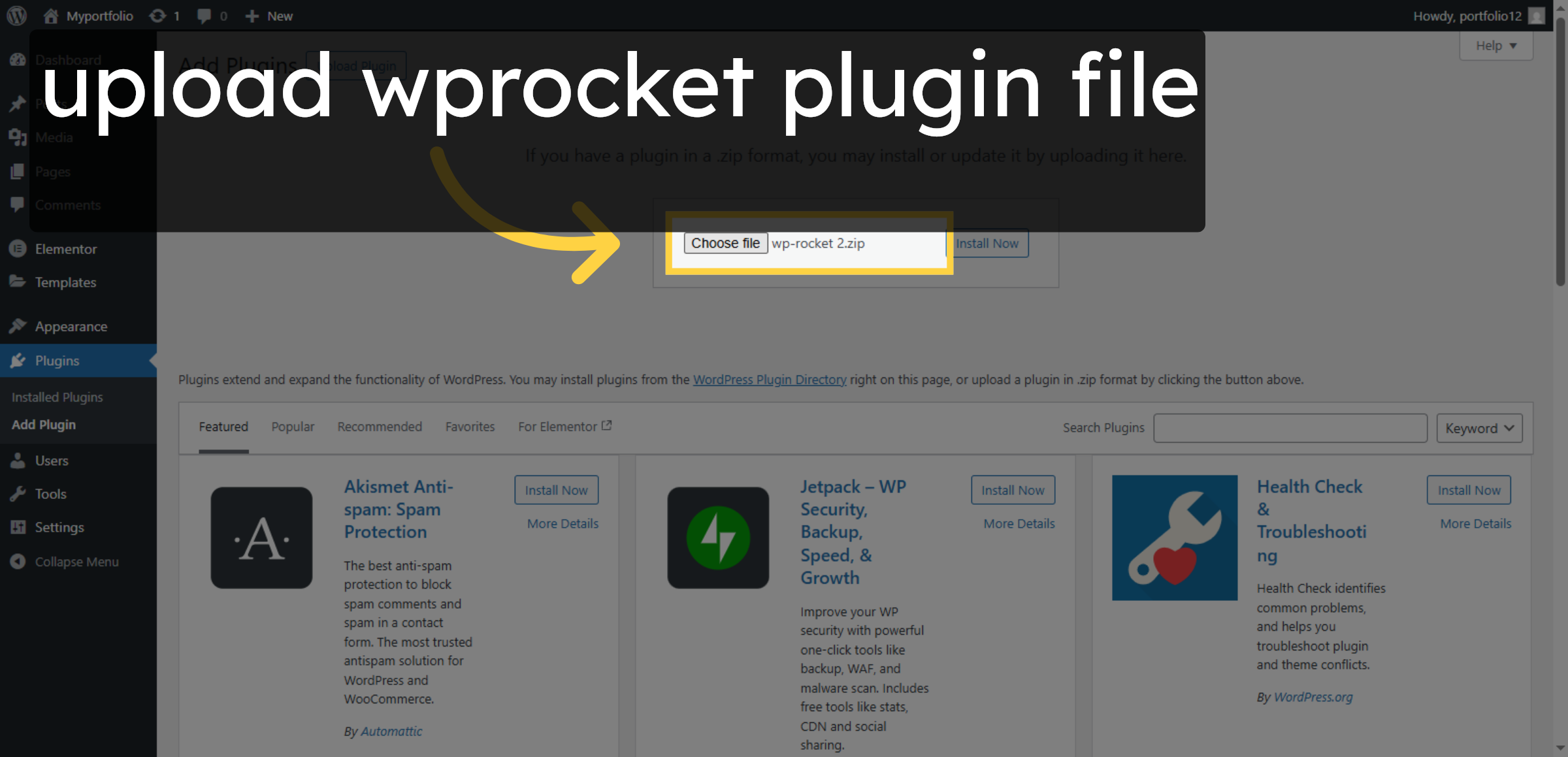 Enter Plugin File Path