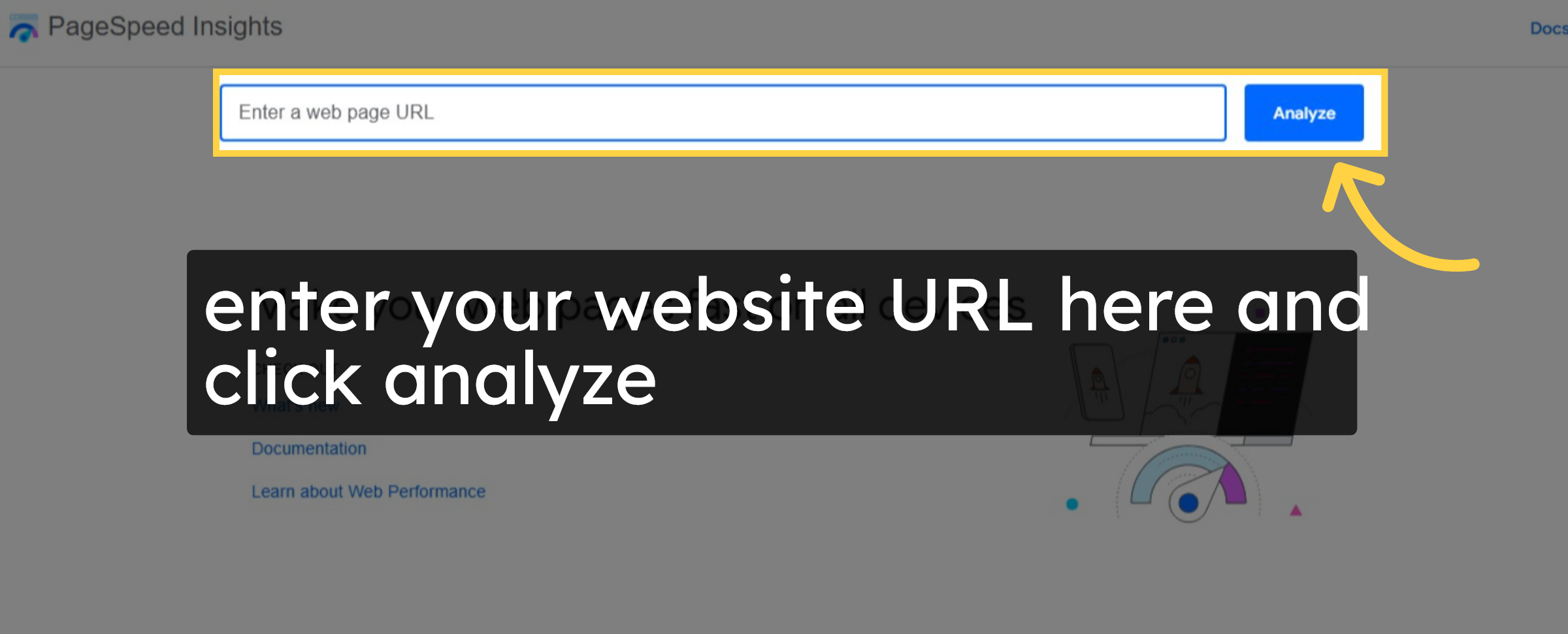 check your website performance