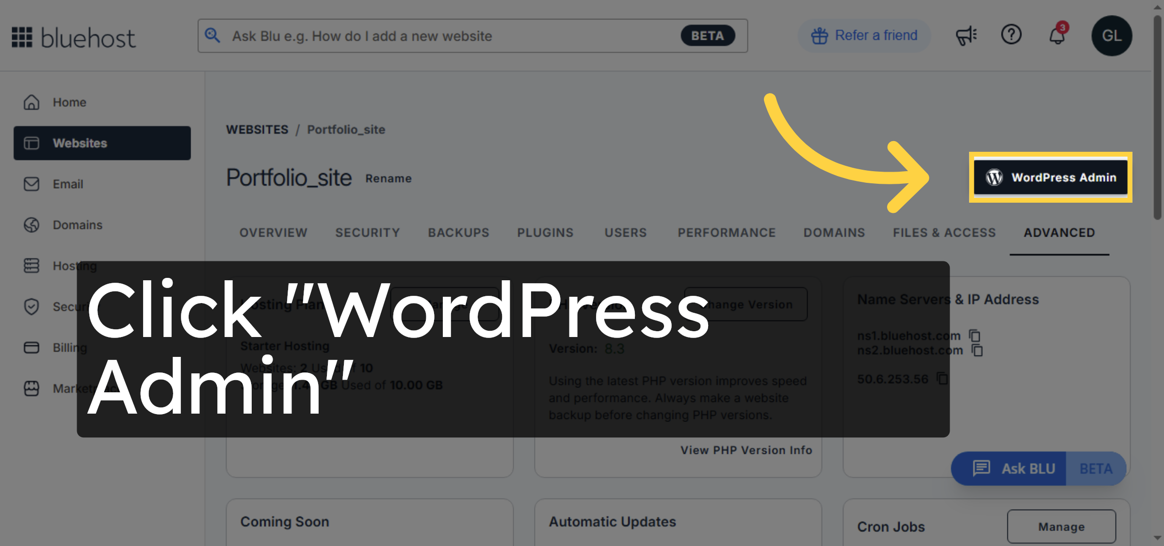 Access WordPress Admin