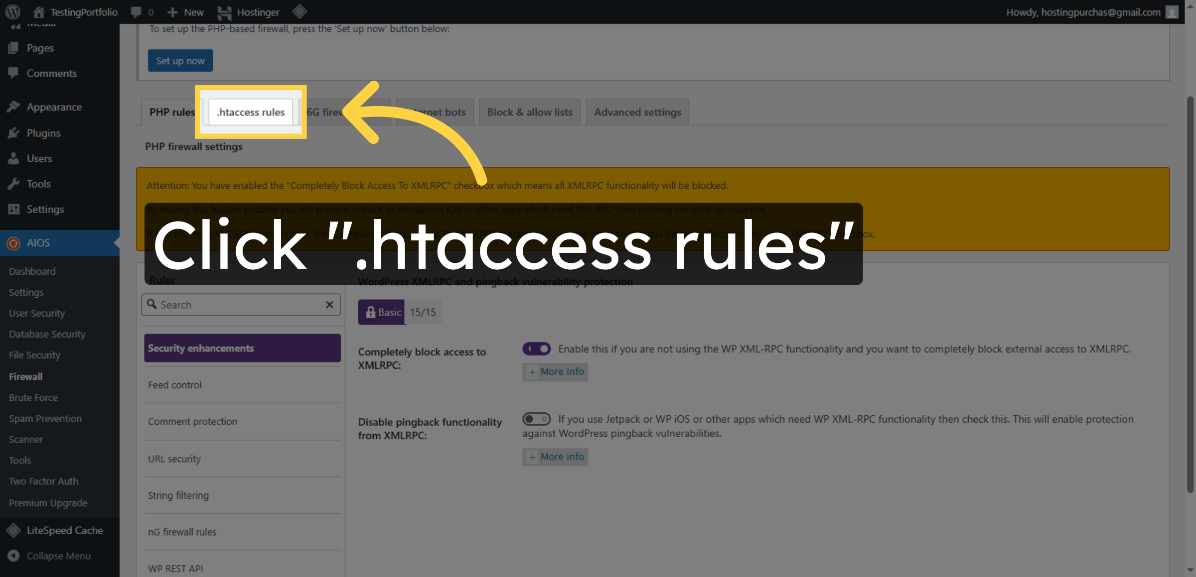 Access .htaccess Rules