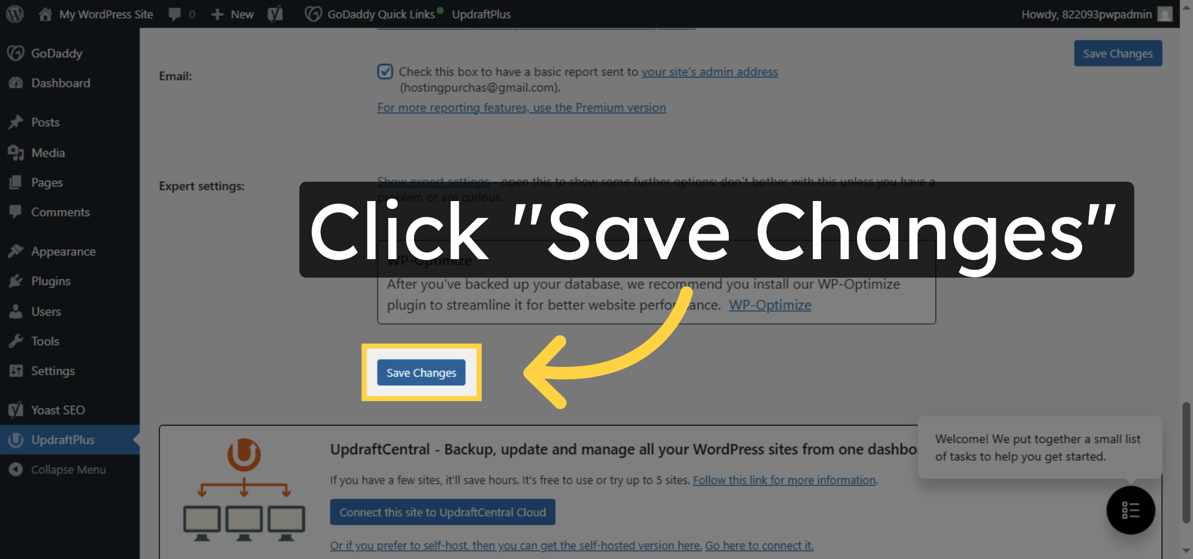Save Backup Settings