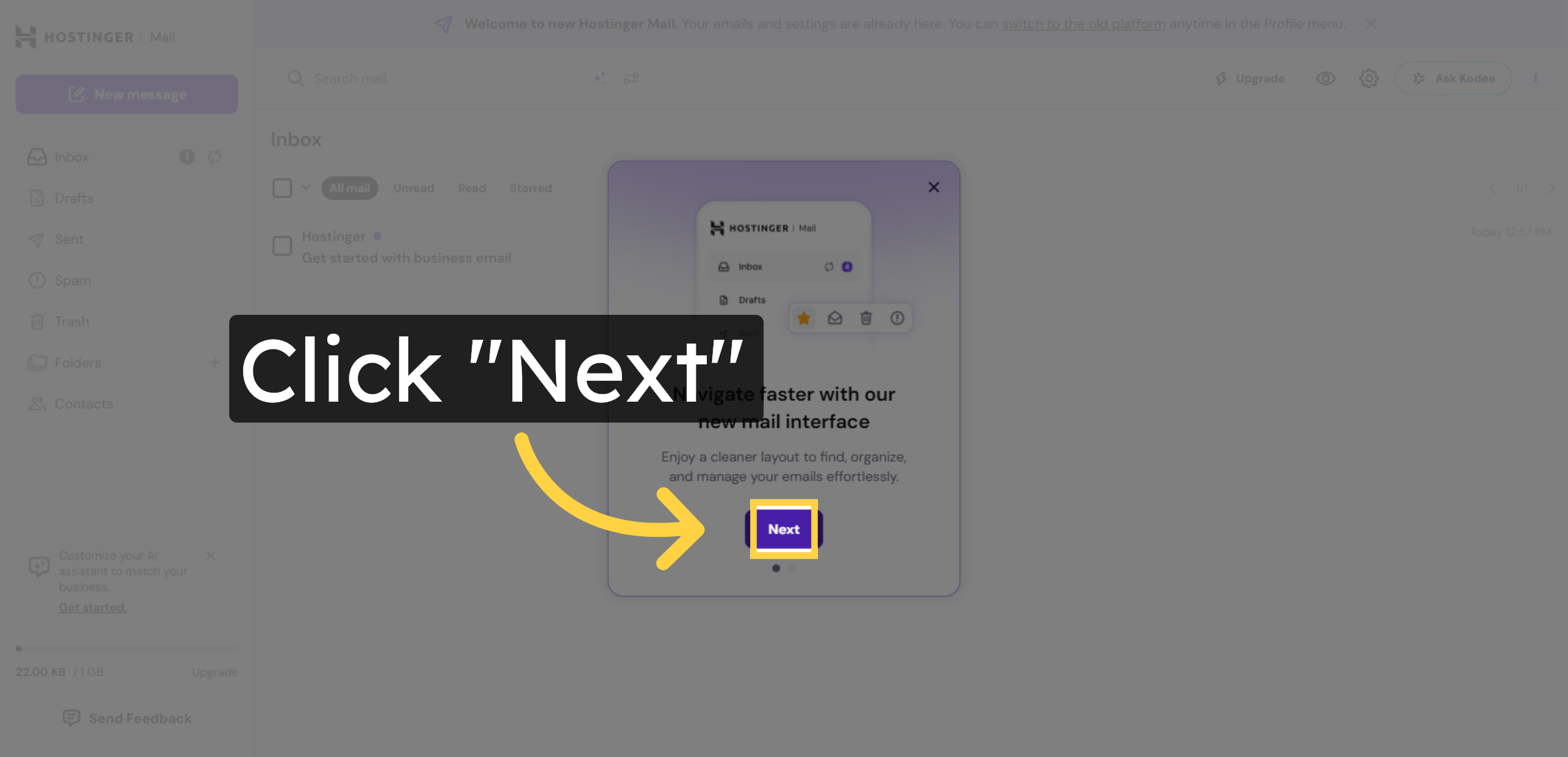 Proceed to Next Step