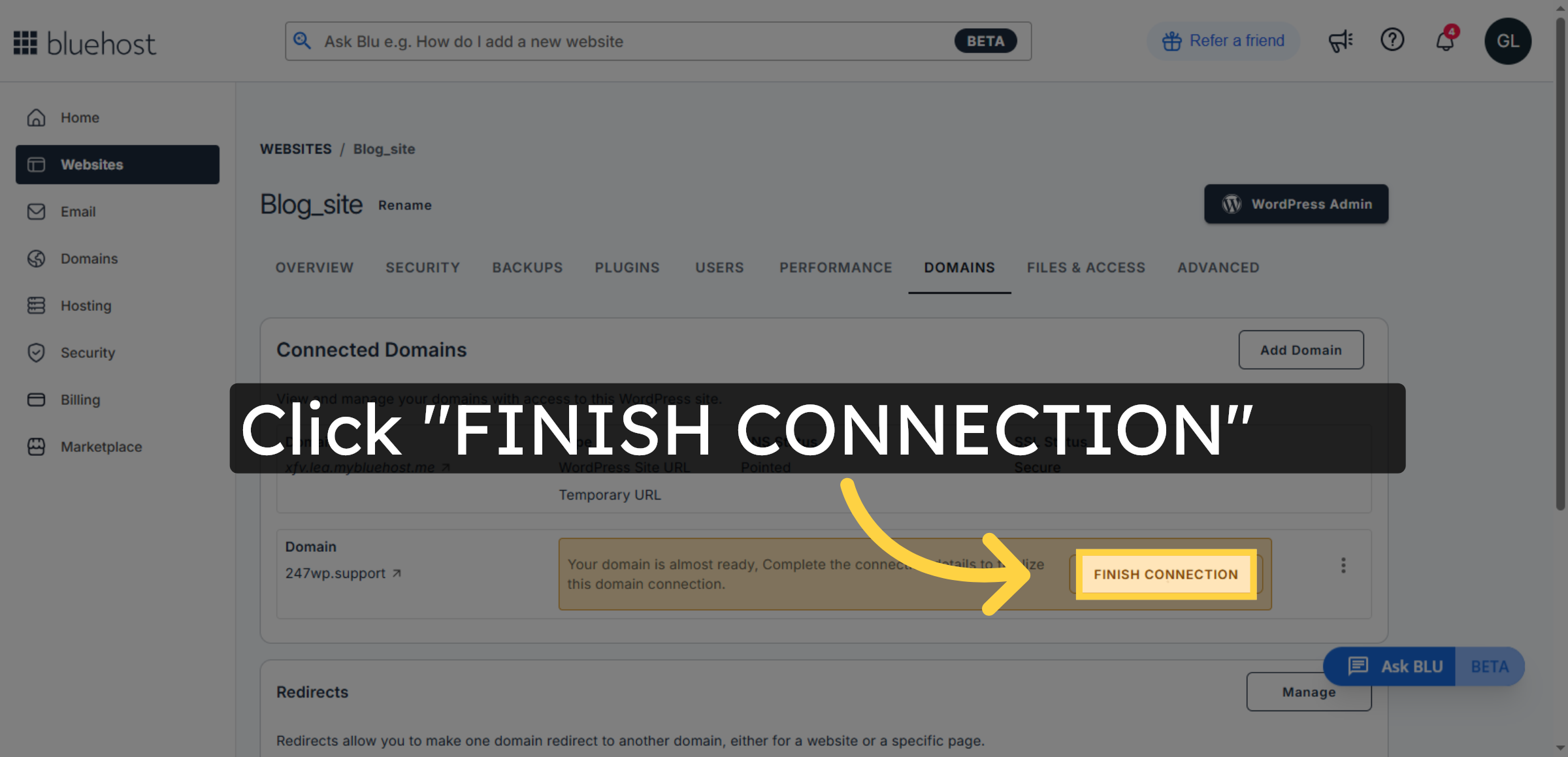 Complete Connection Setup