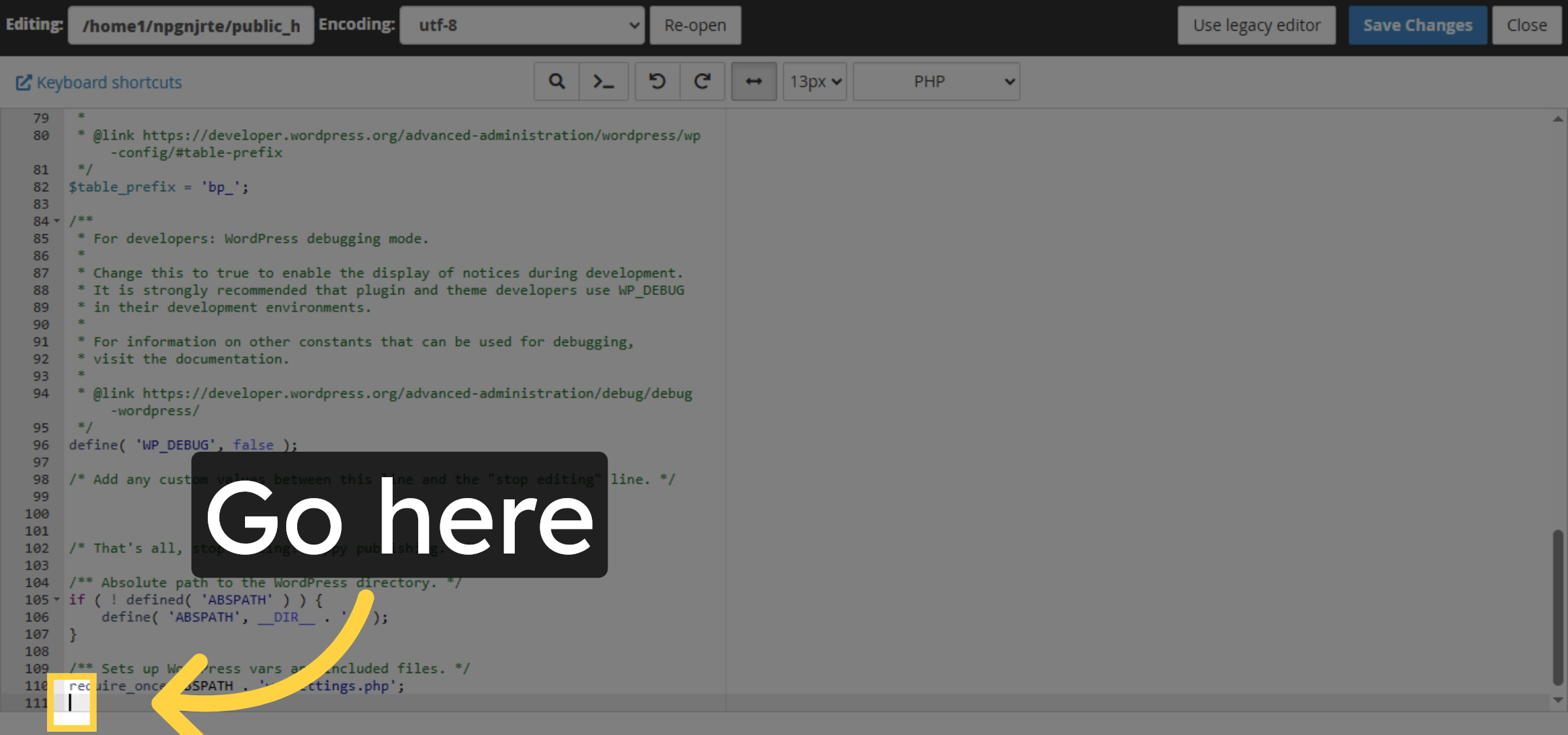 Navigate To Save Location