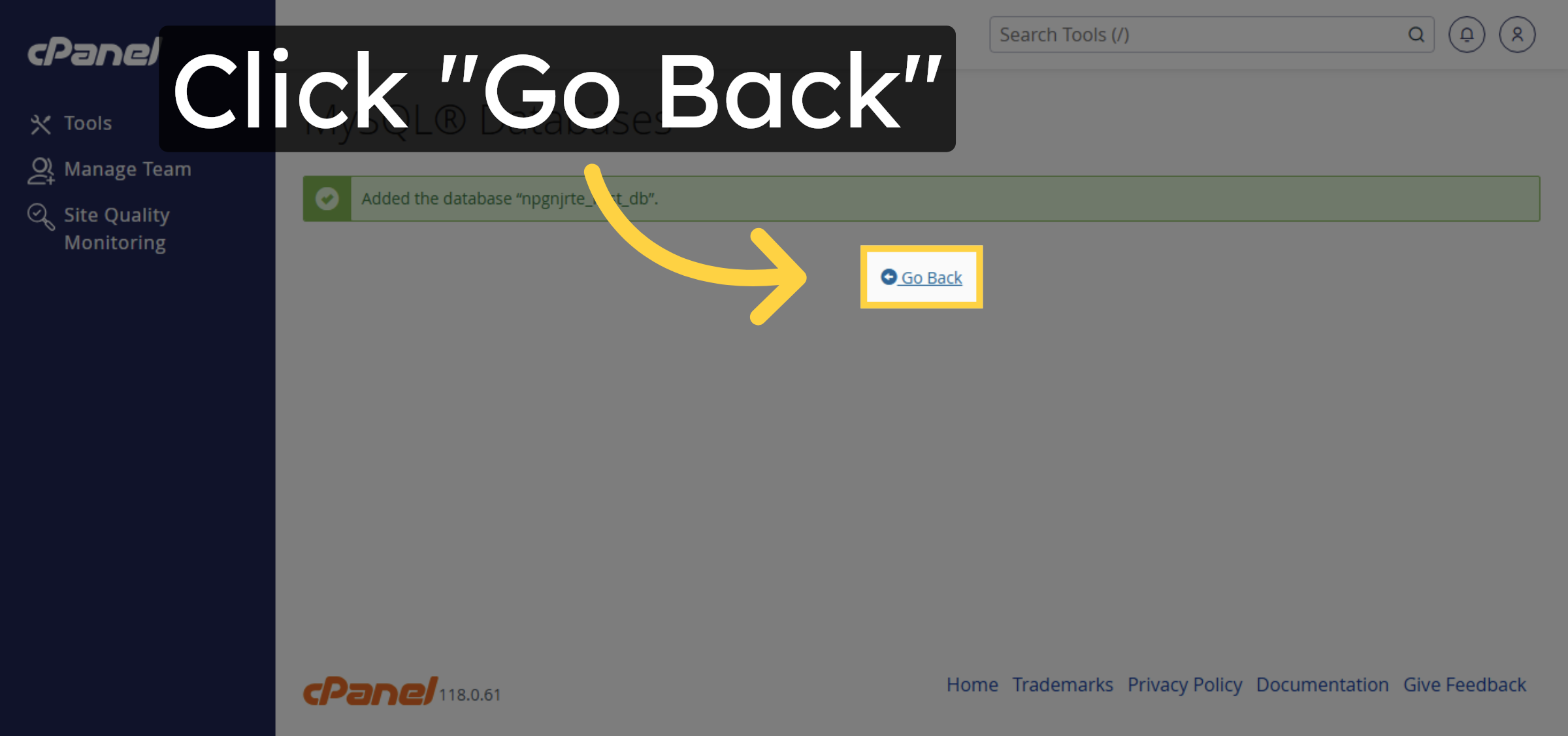 Return to Previous Page