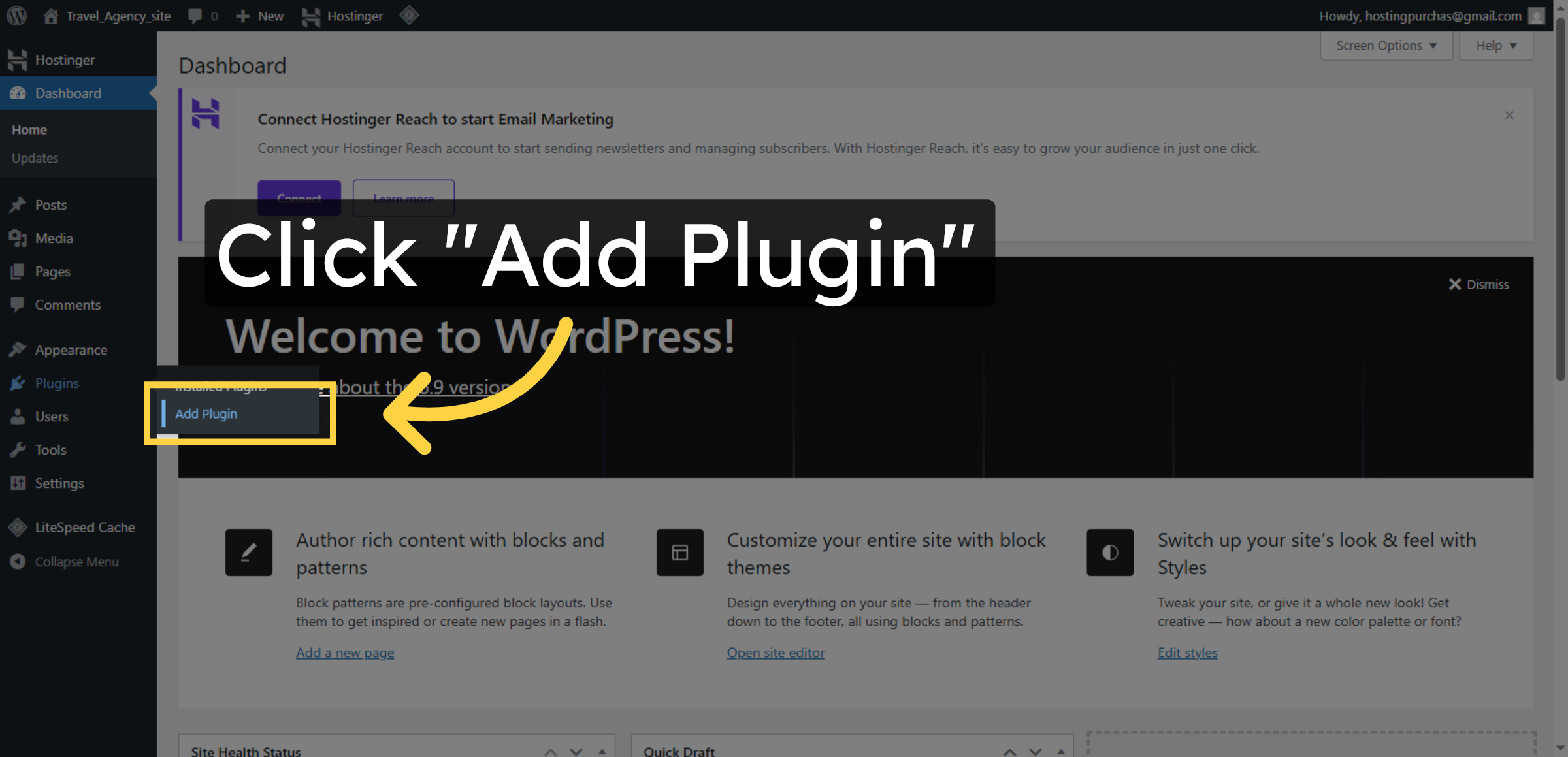 Open Plugin Installation
