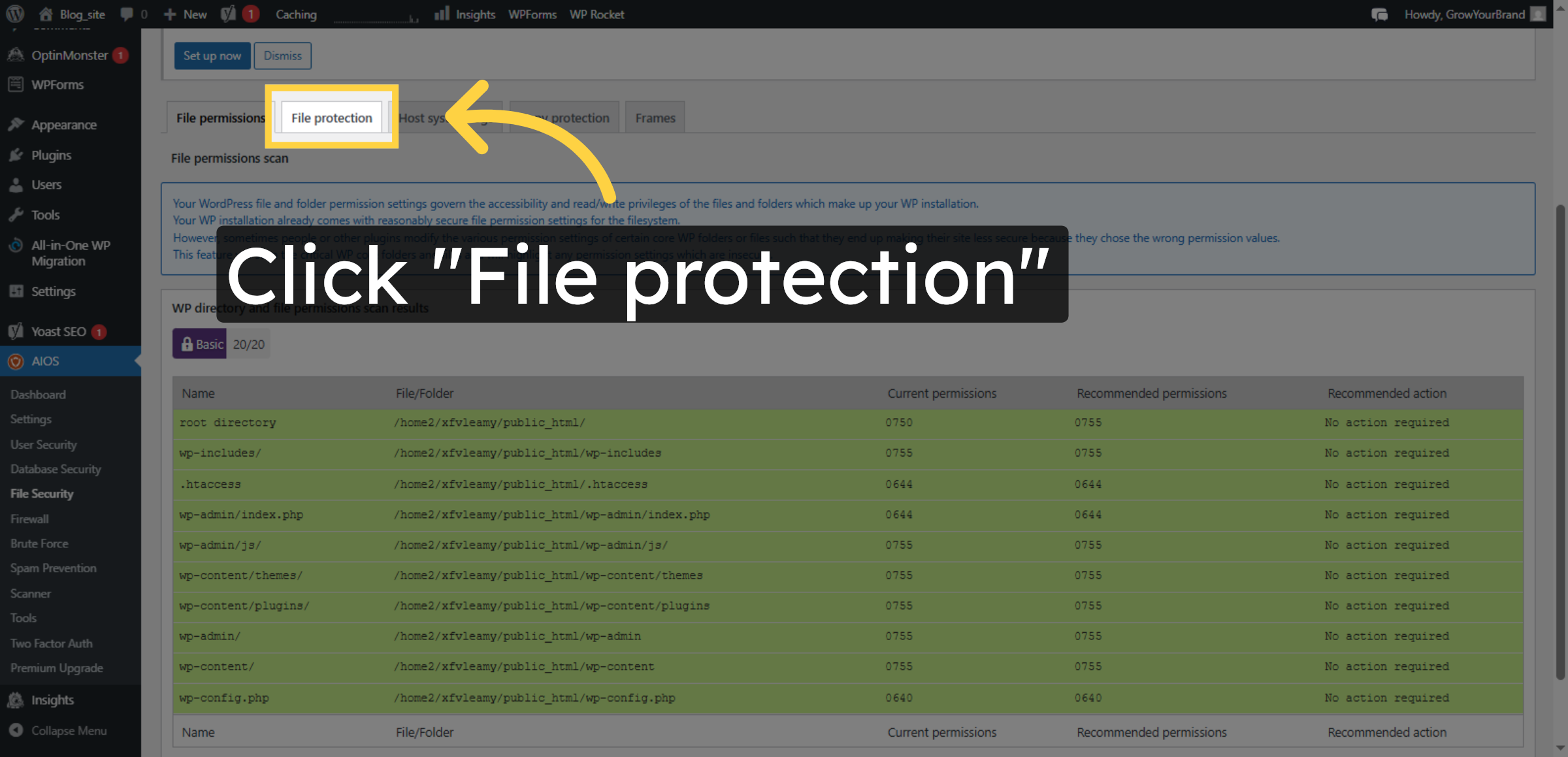 Open File Protection