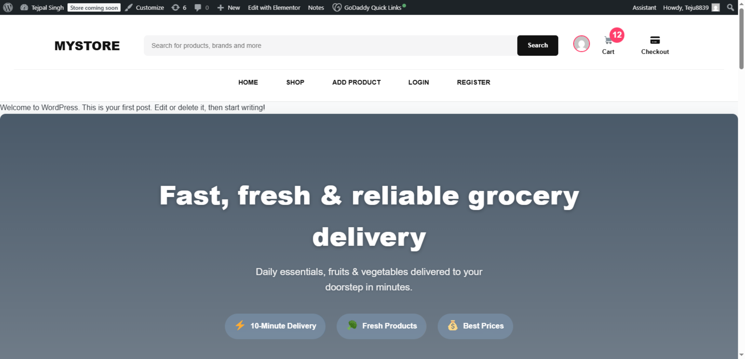 Website Successfully Imported