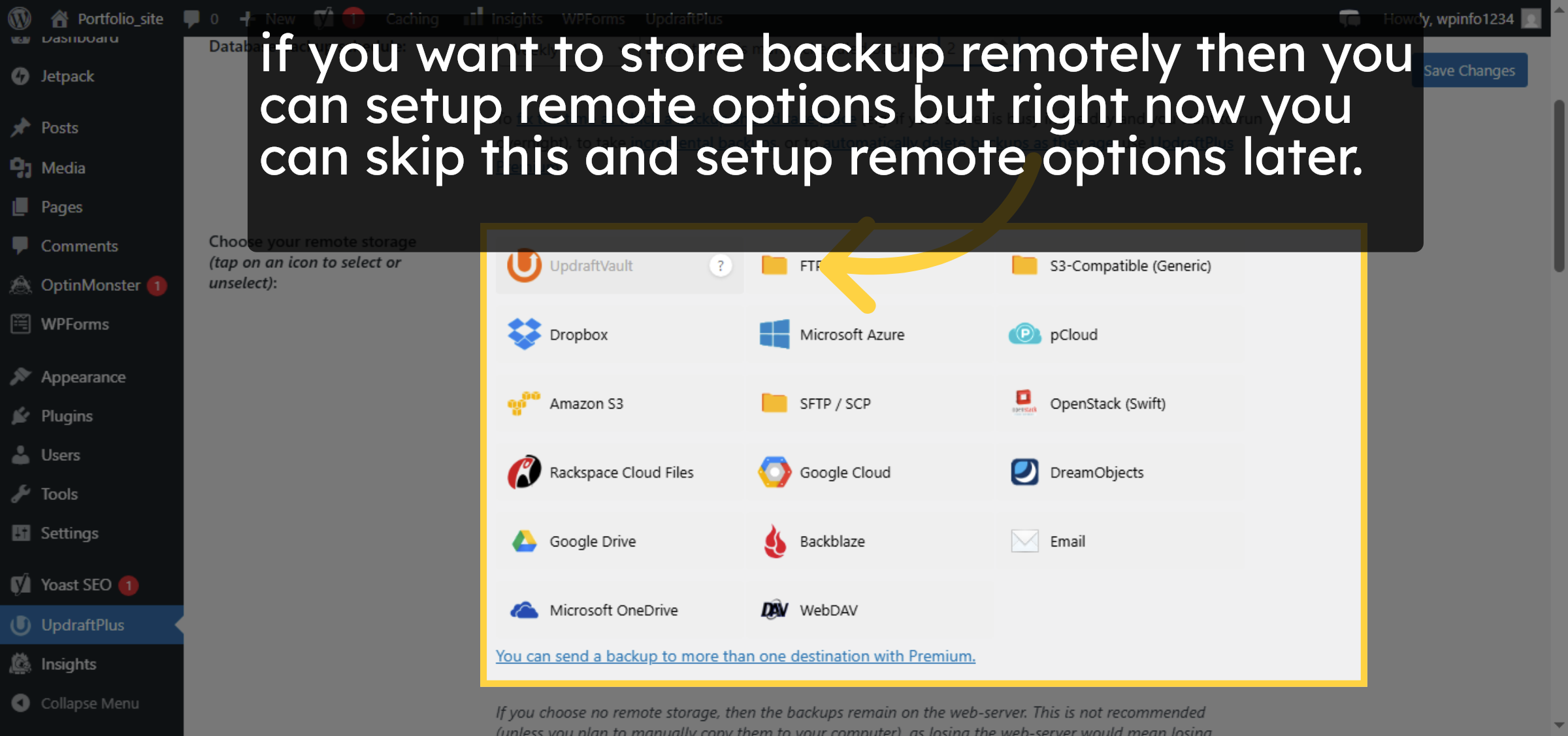 Explore Remote Storage Options