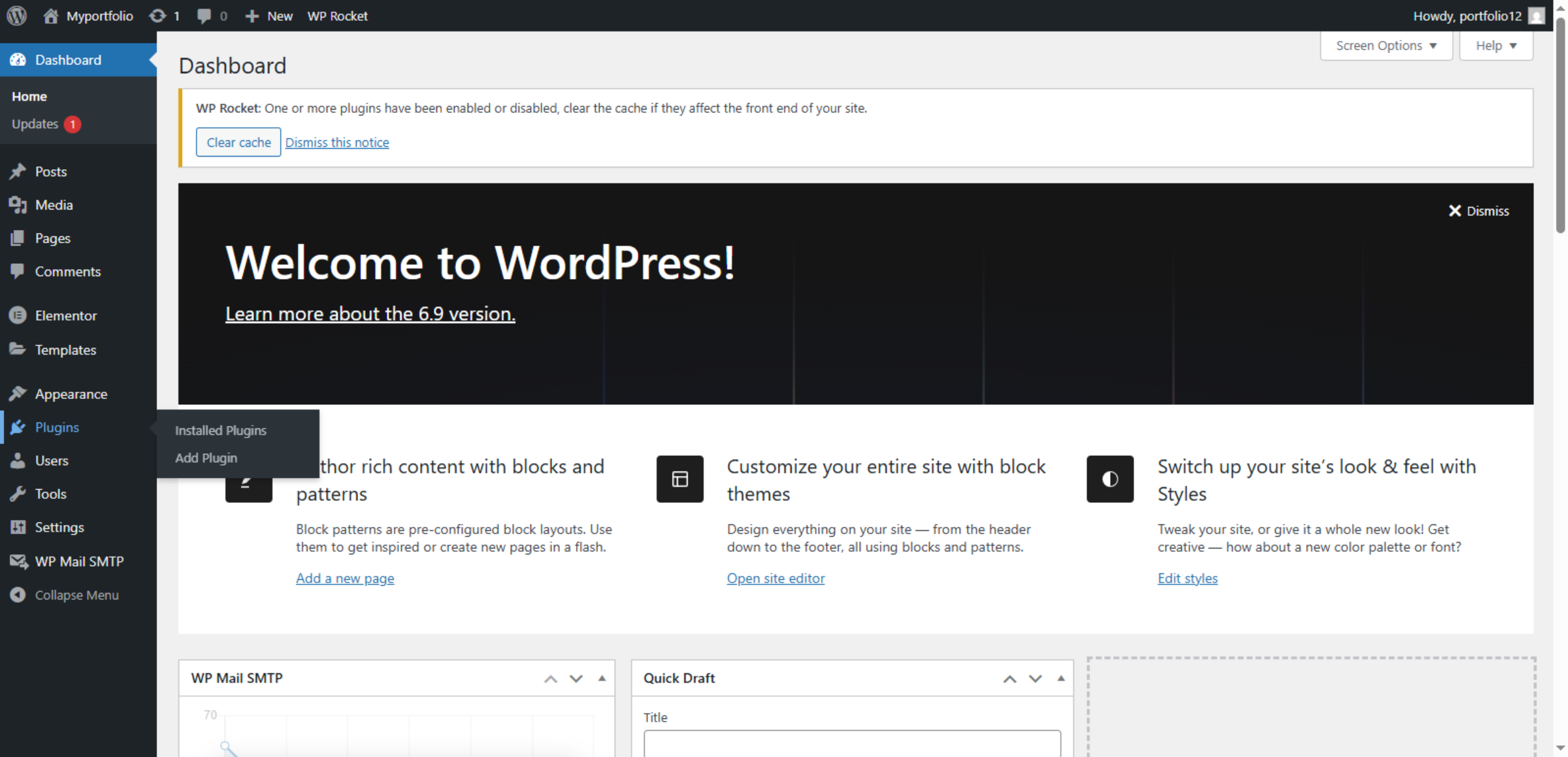 Access WordPress Admin dashboard