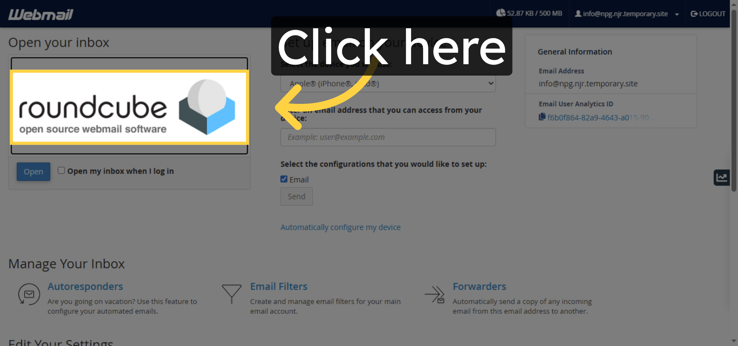 Open Client Configuration