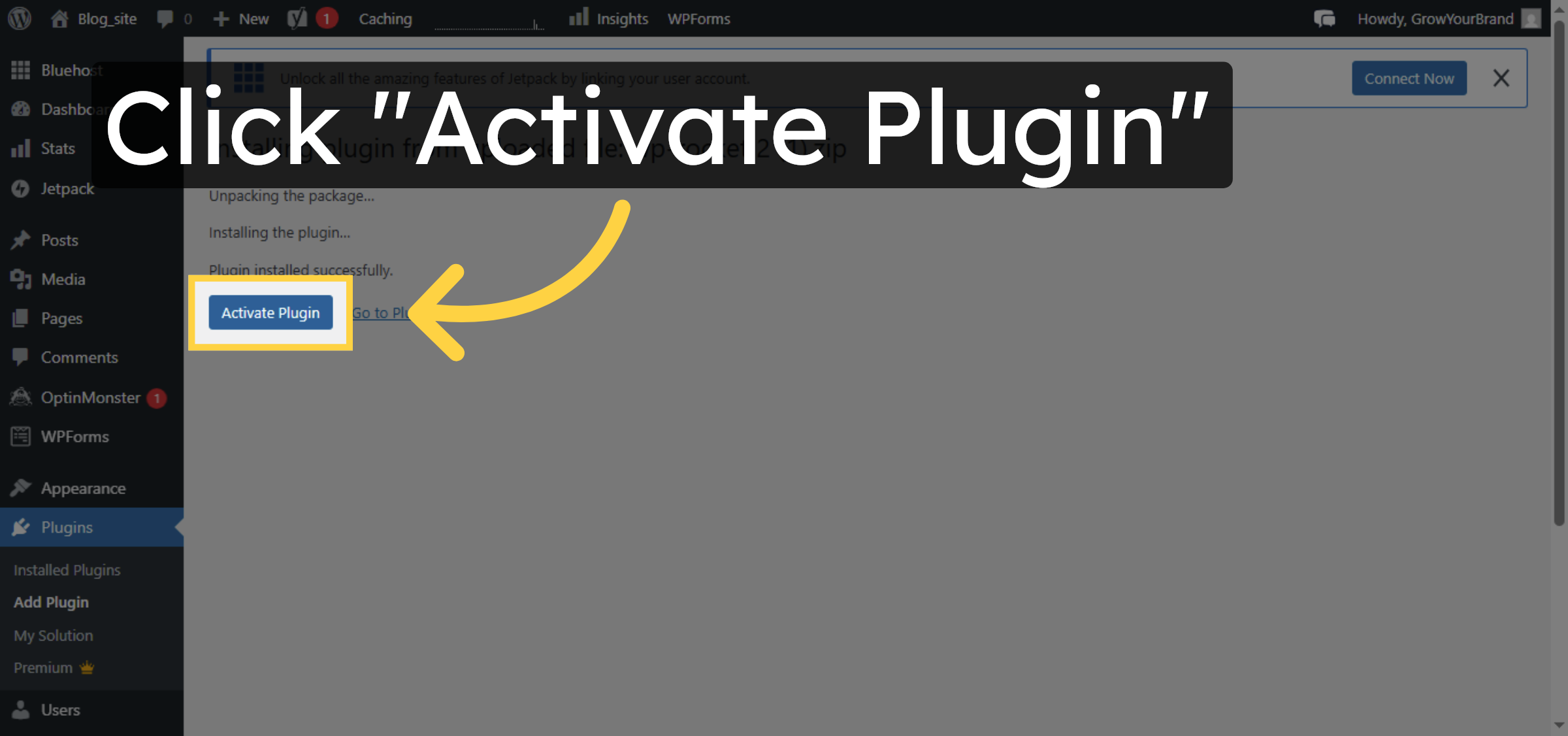 Activate Plugin