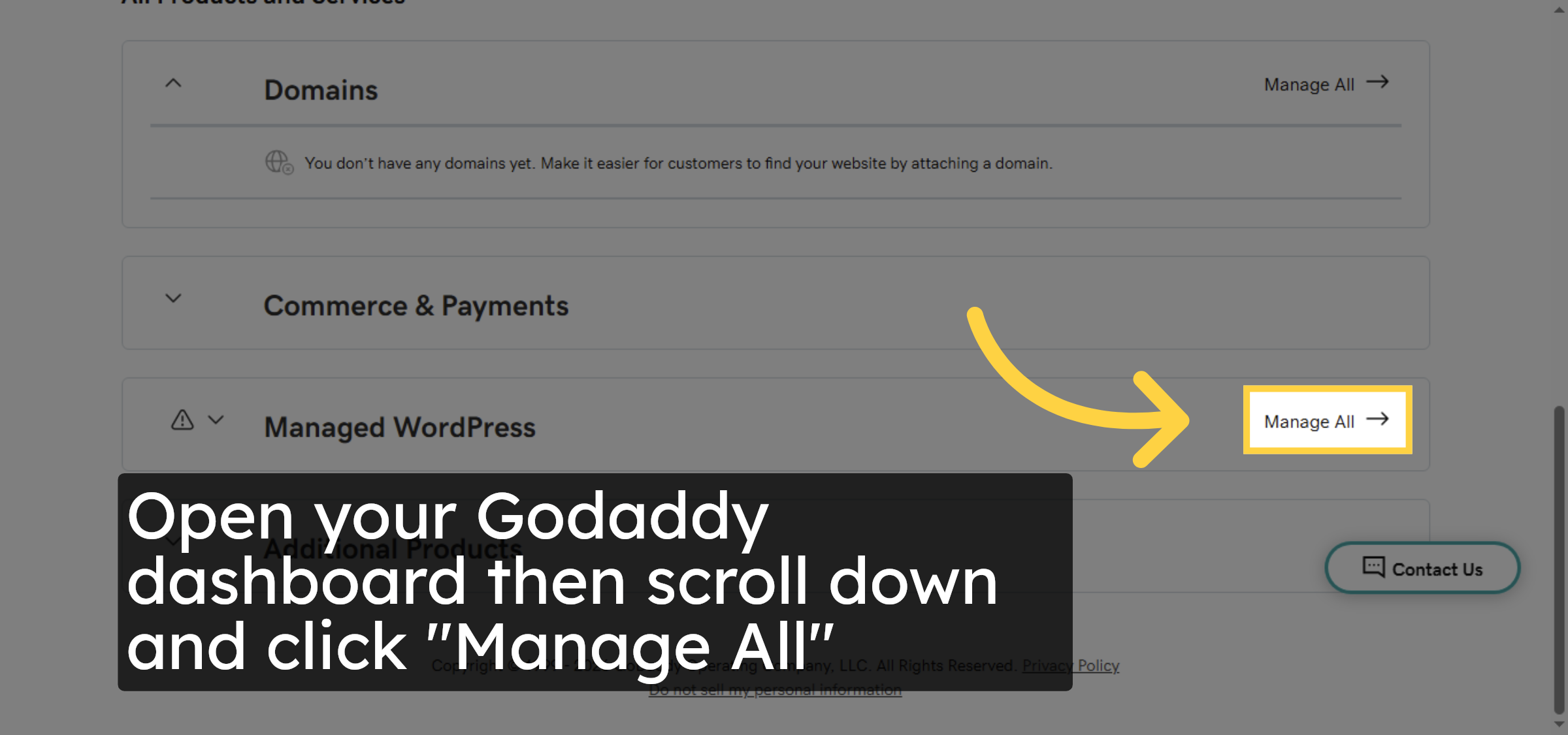Access Manage All Products