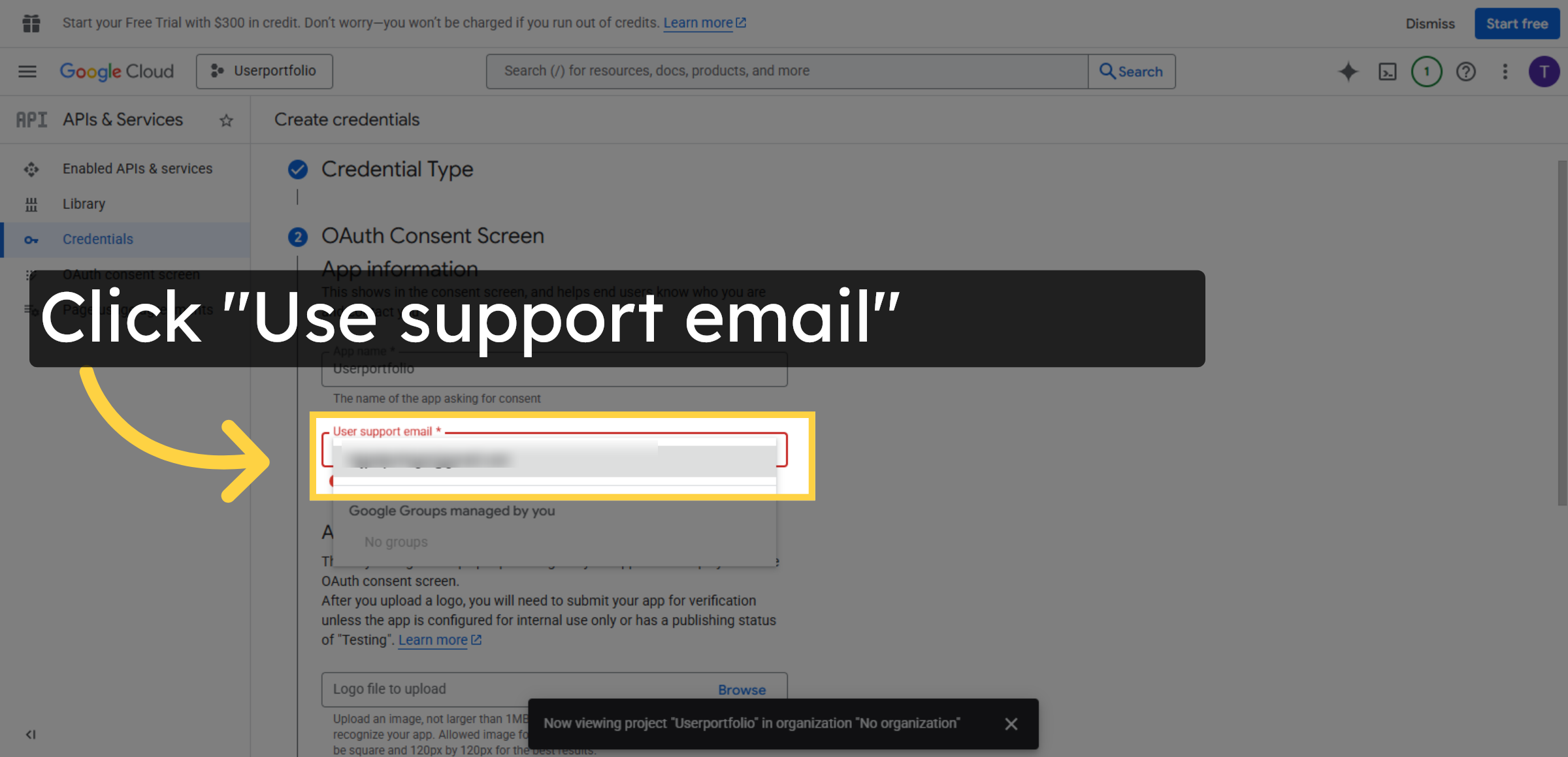 Select Email Address