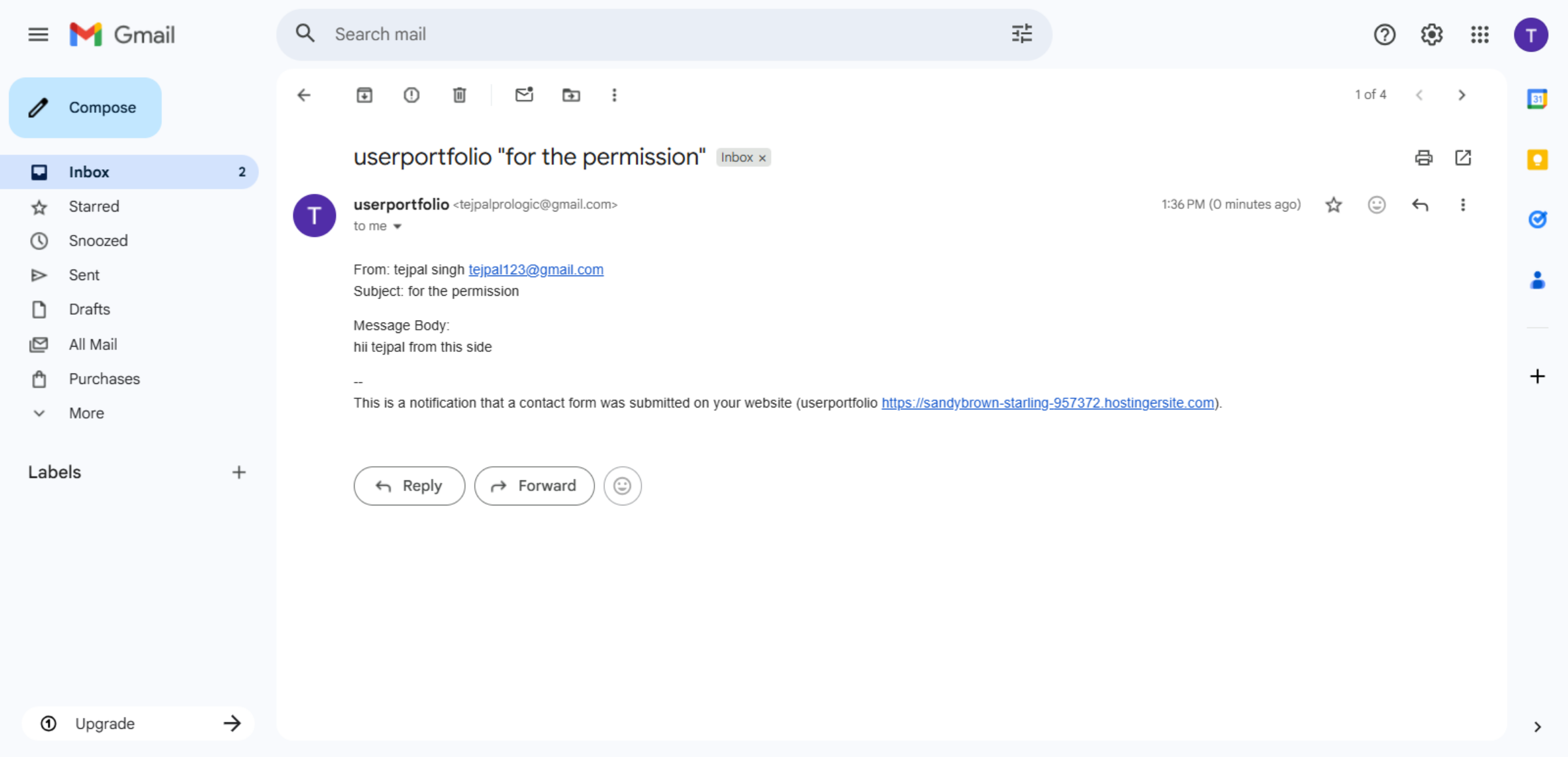 Review Email Permissions