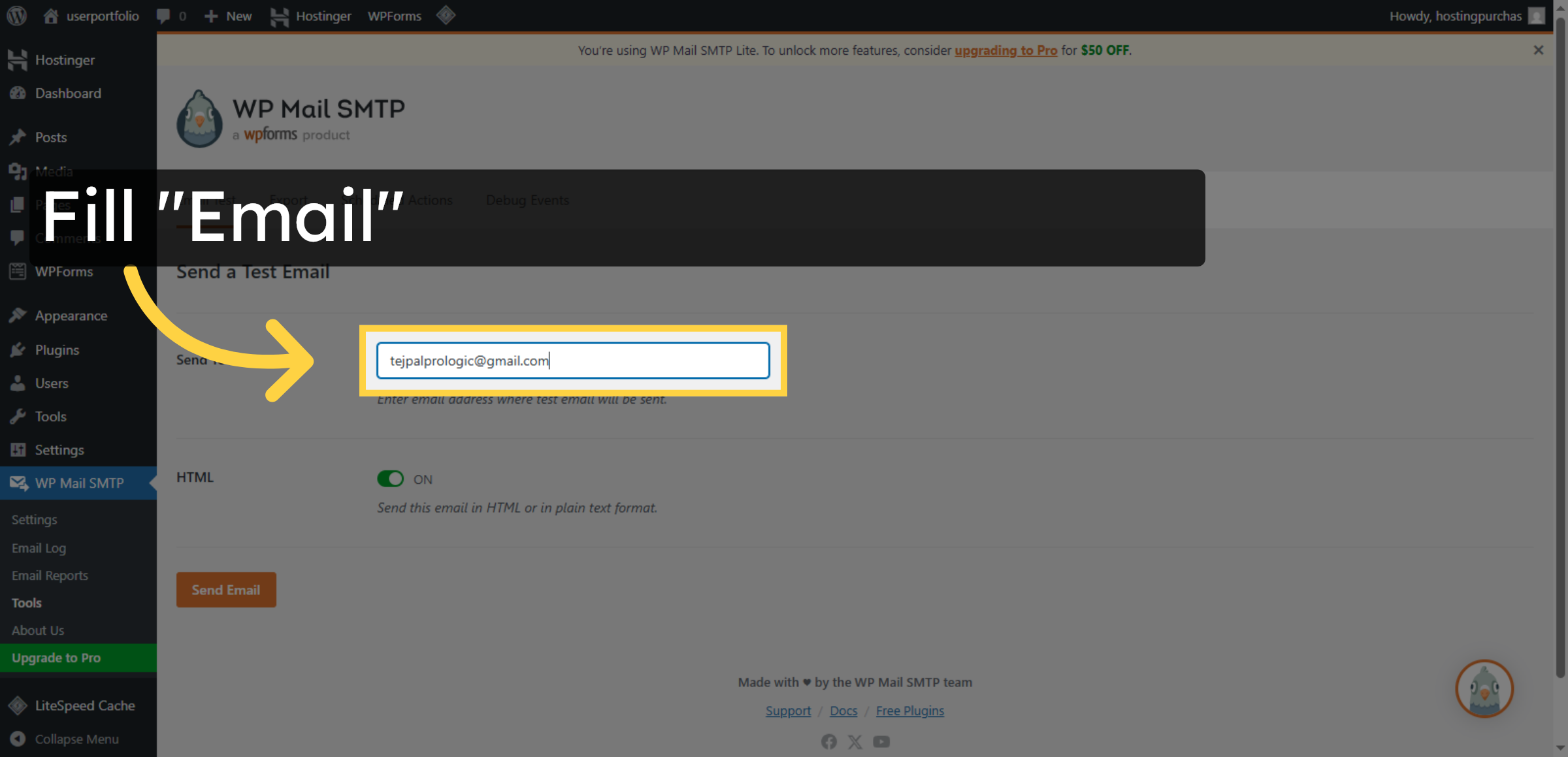 Enter Recipient Email