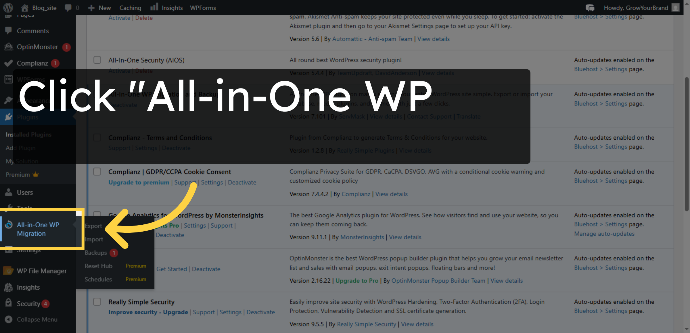Open Migration Plugin