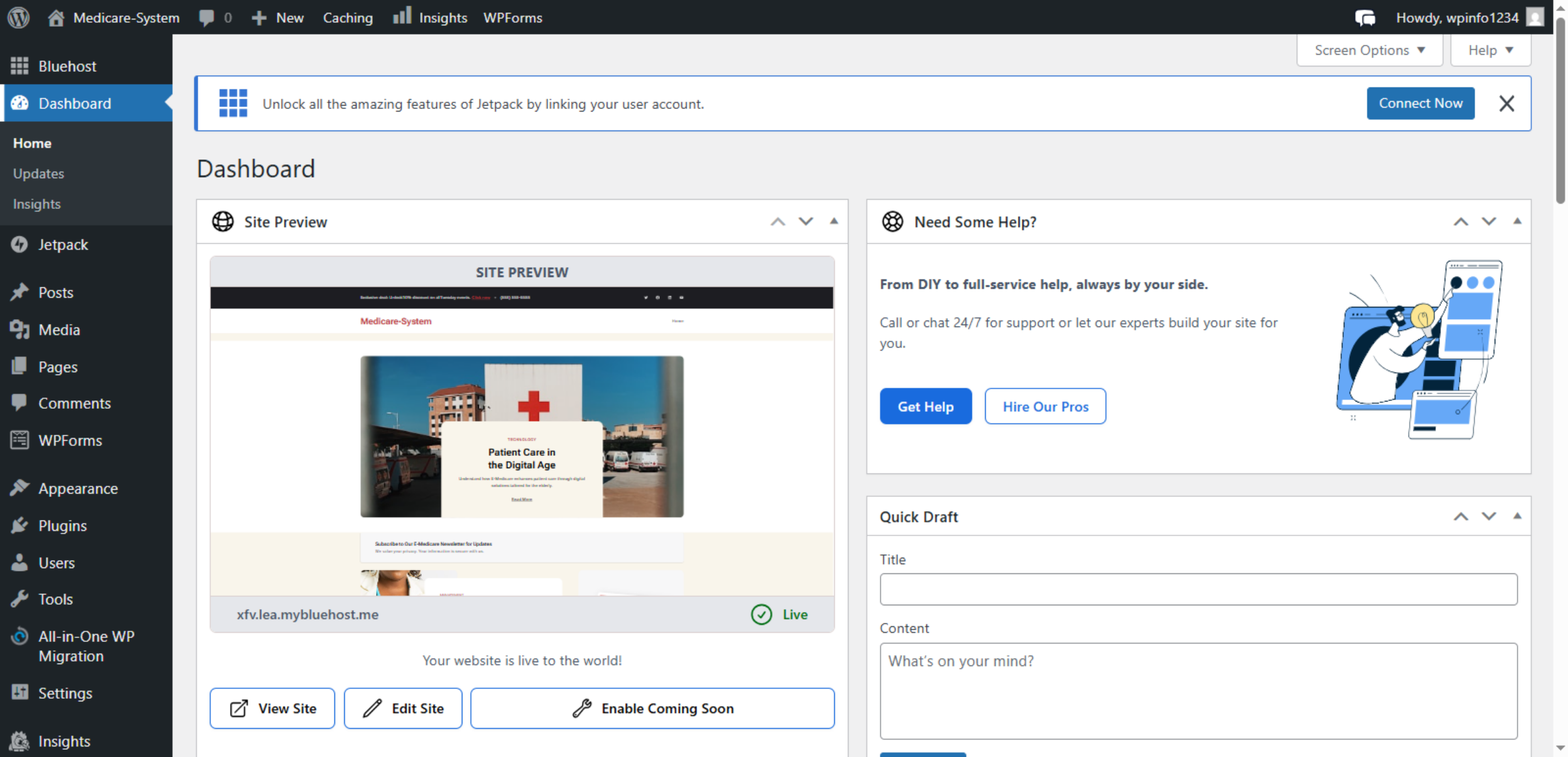 Access WordPress Dashboard on Source Website