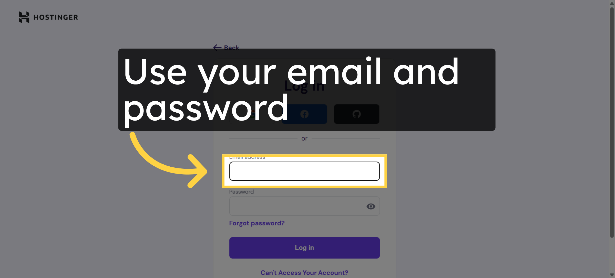 Select Email Address Field