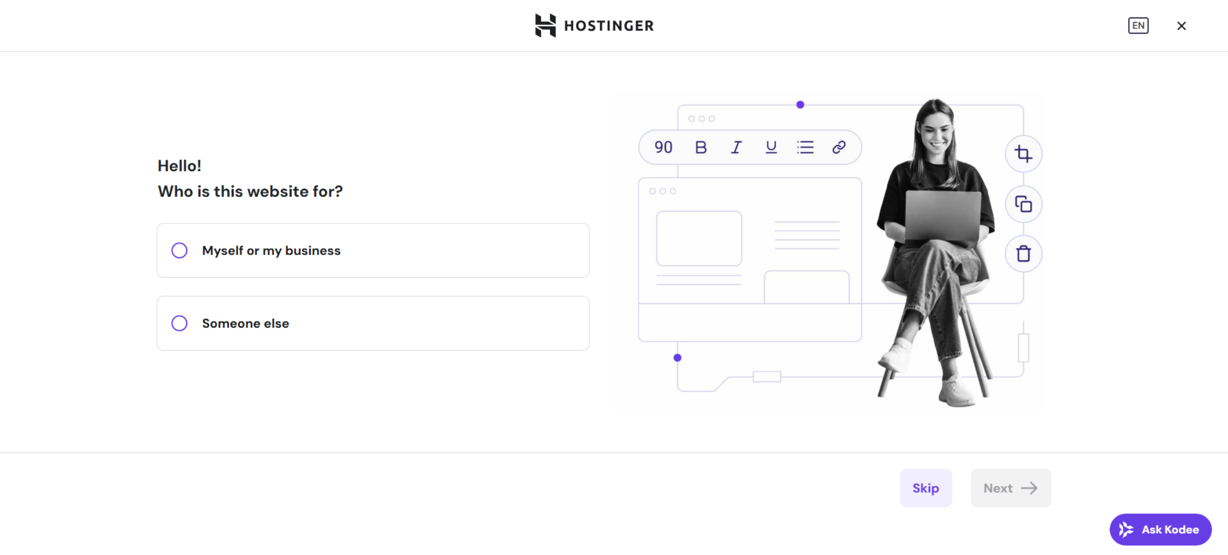 Switch to Hosting Control Panel