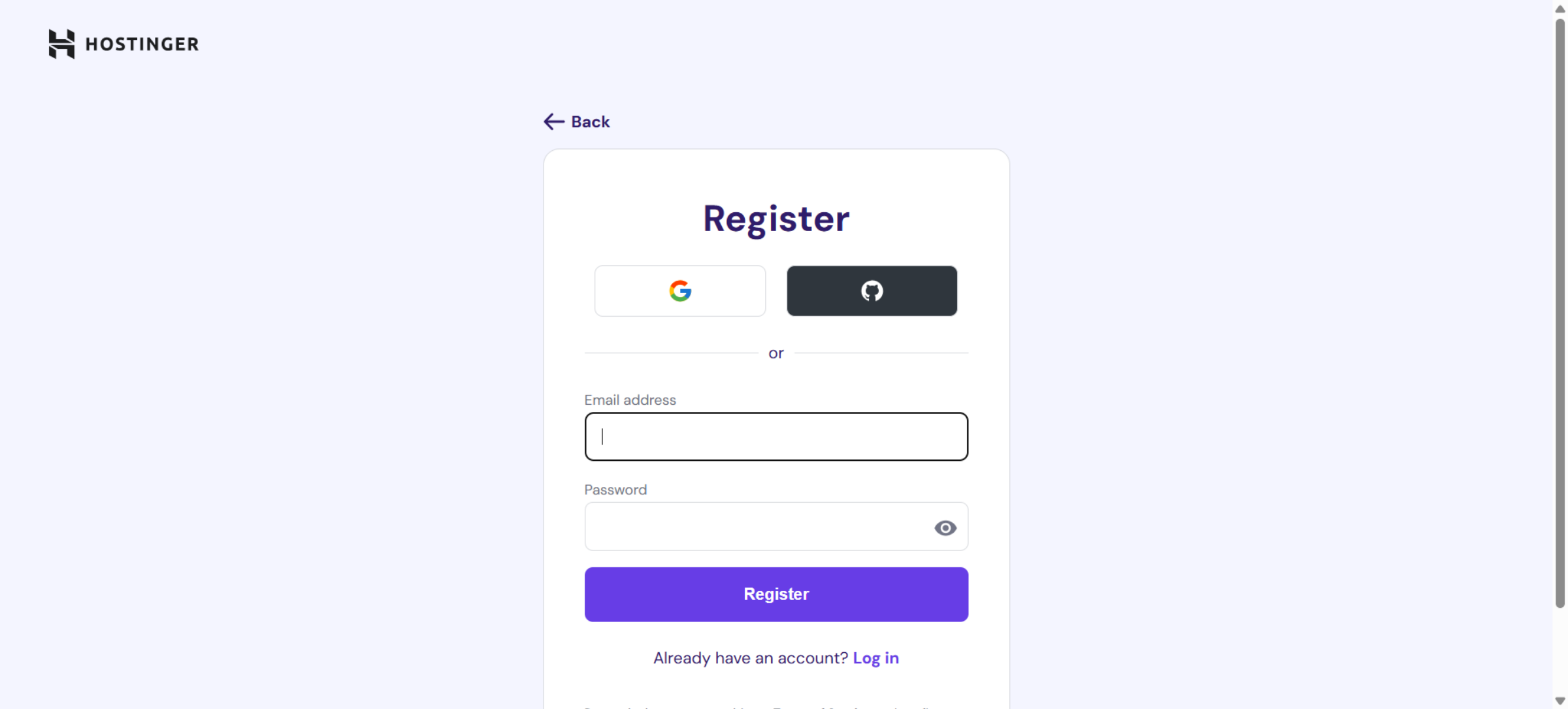 Open Authentication Page