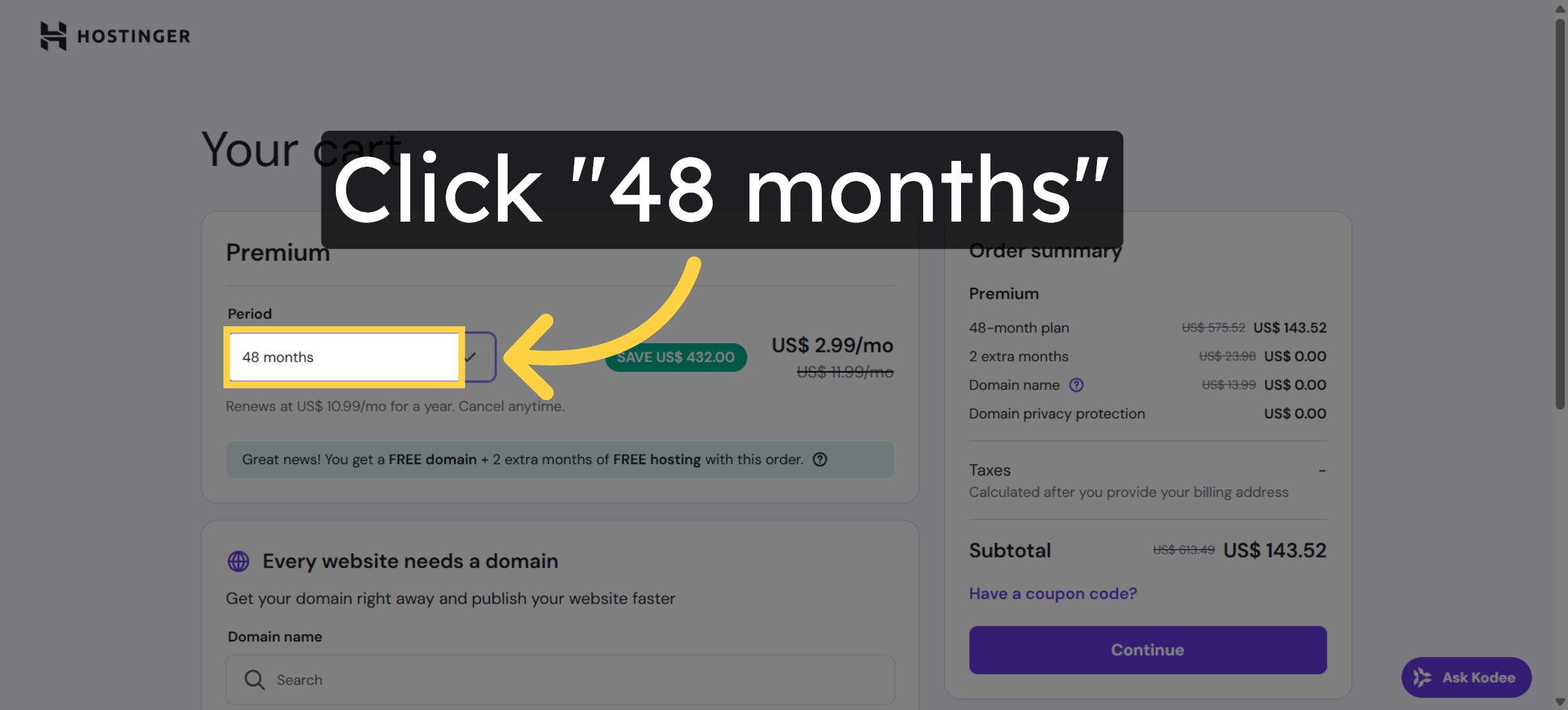 Select 48-Month Plan