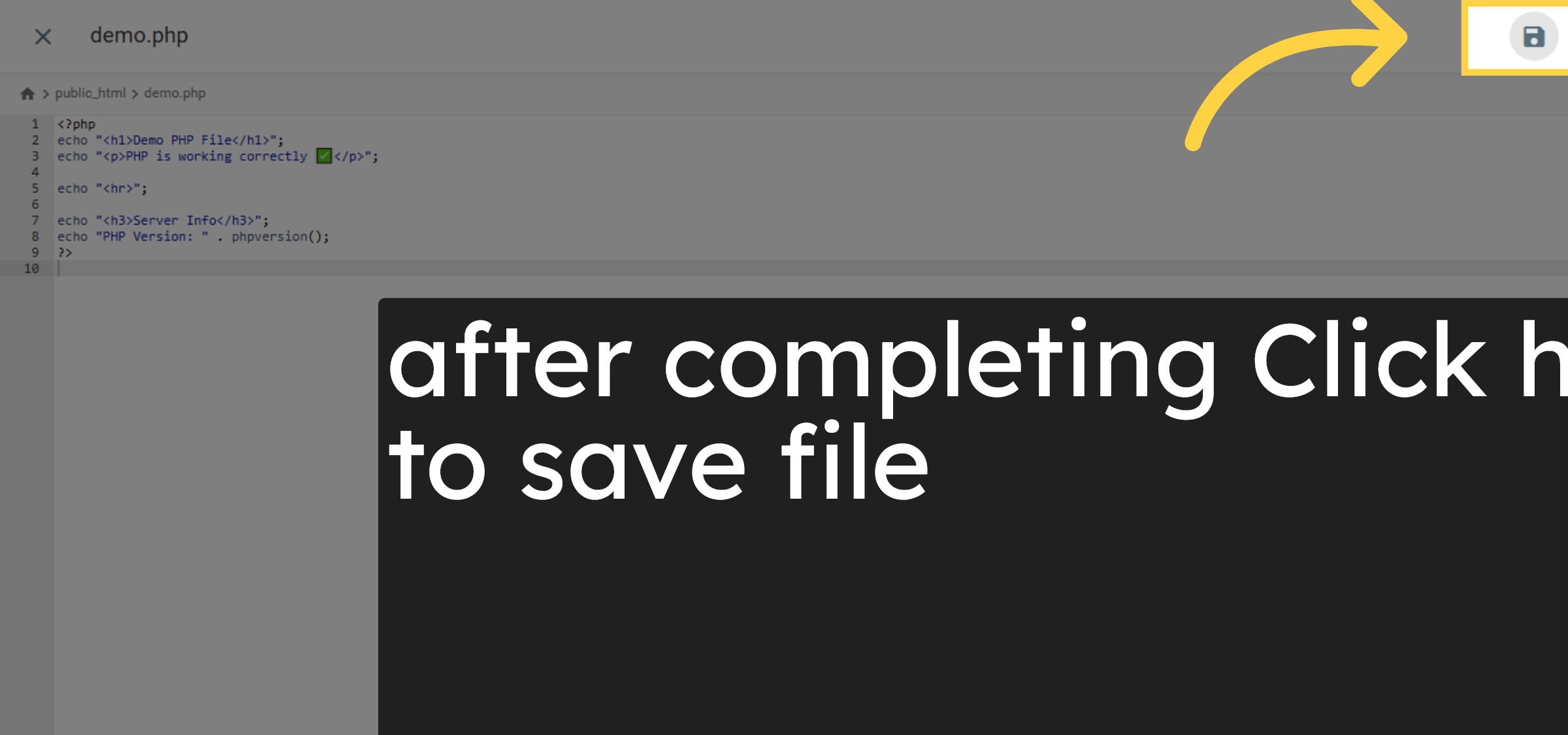 Save file