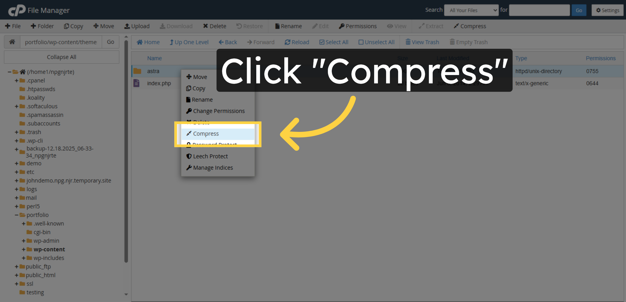 Initiate File Compression