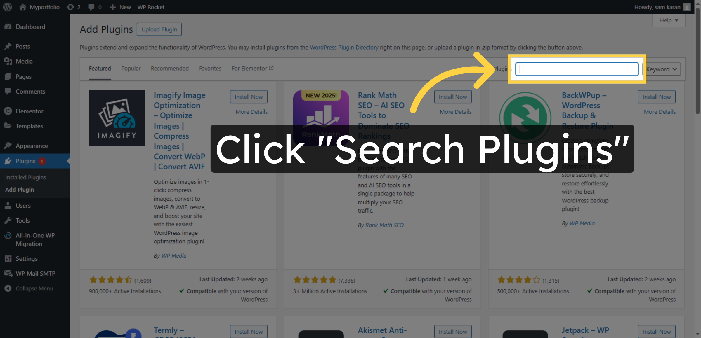 Access Plugin Search