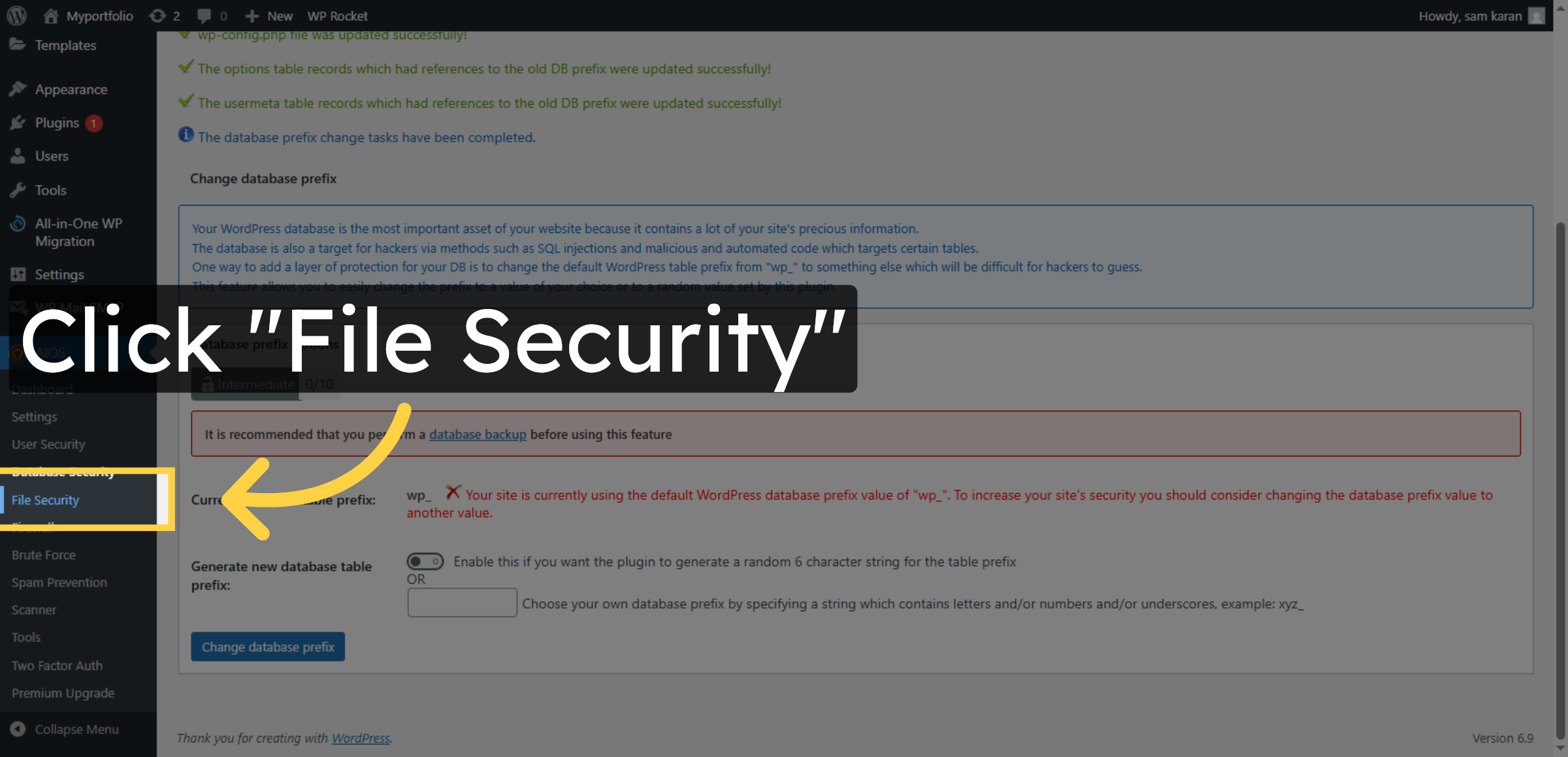 Return To File Security