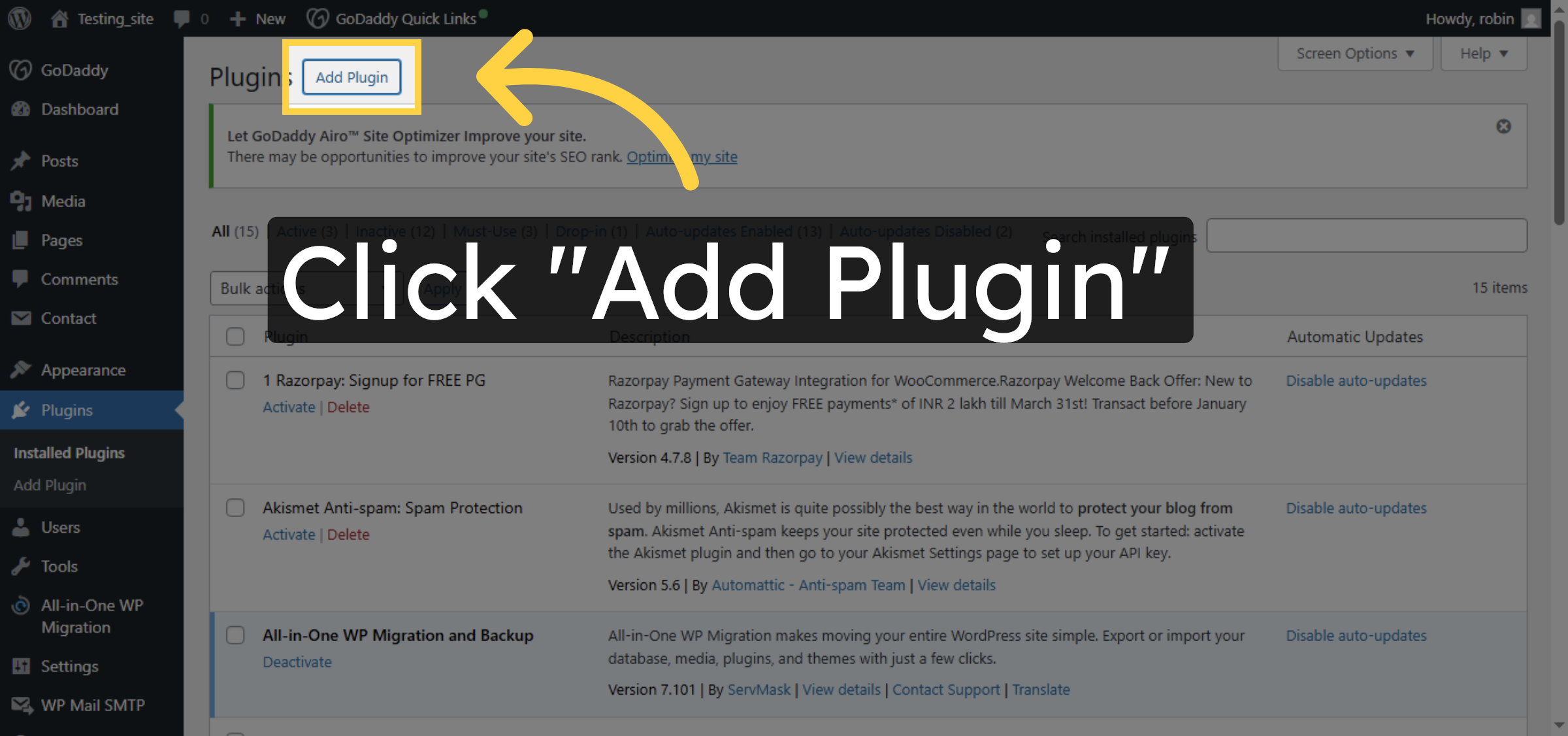 Add New Plugin