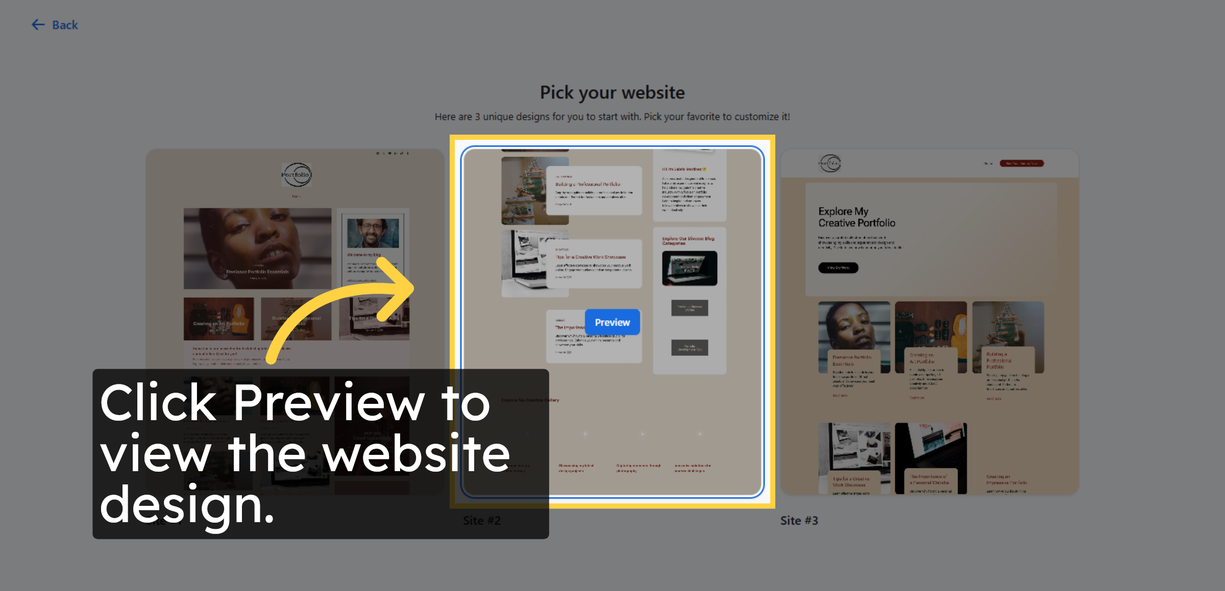 Preview Website Design