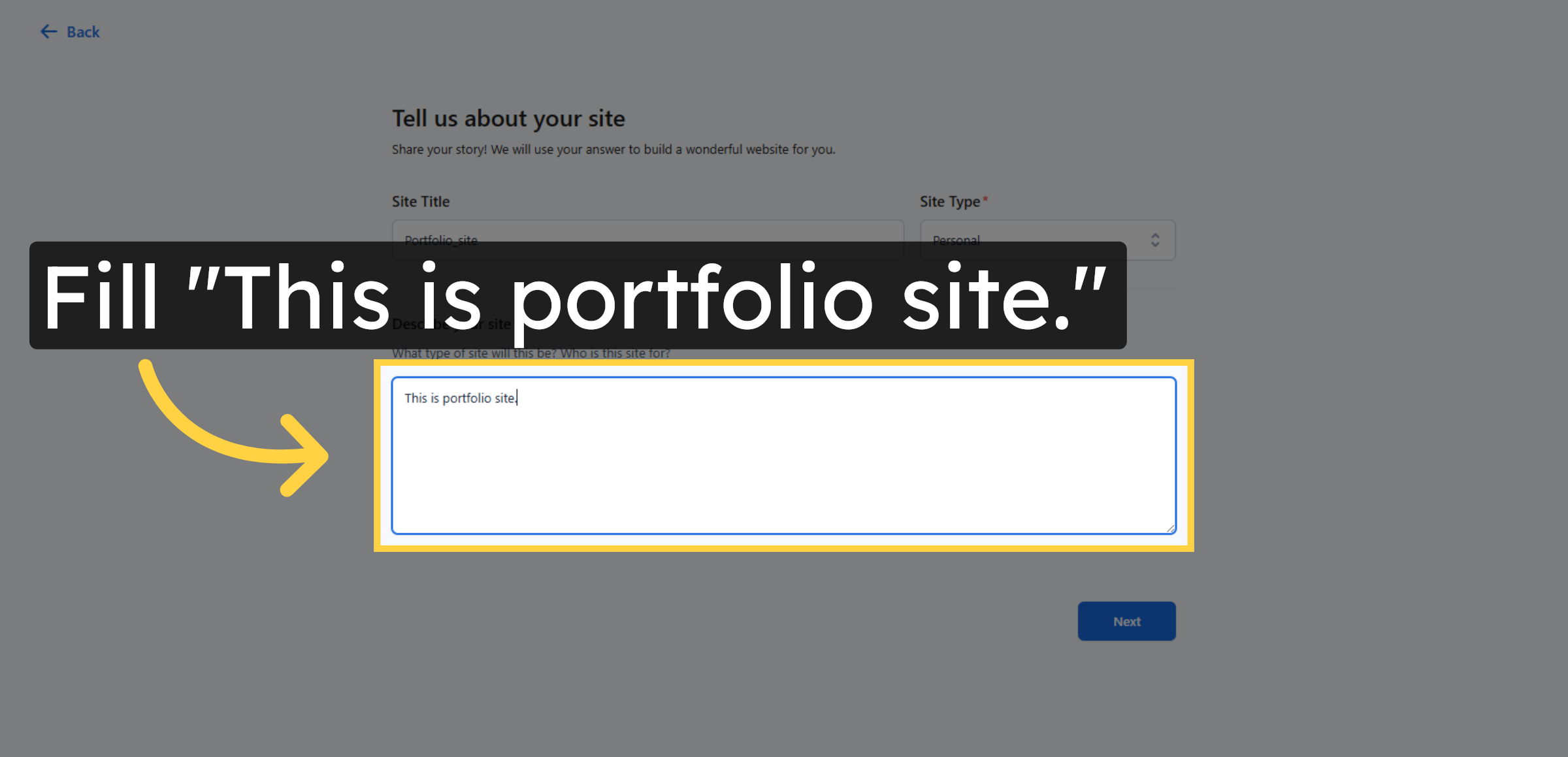 Enter Website Description