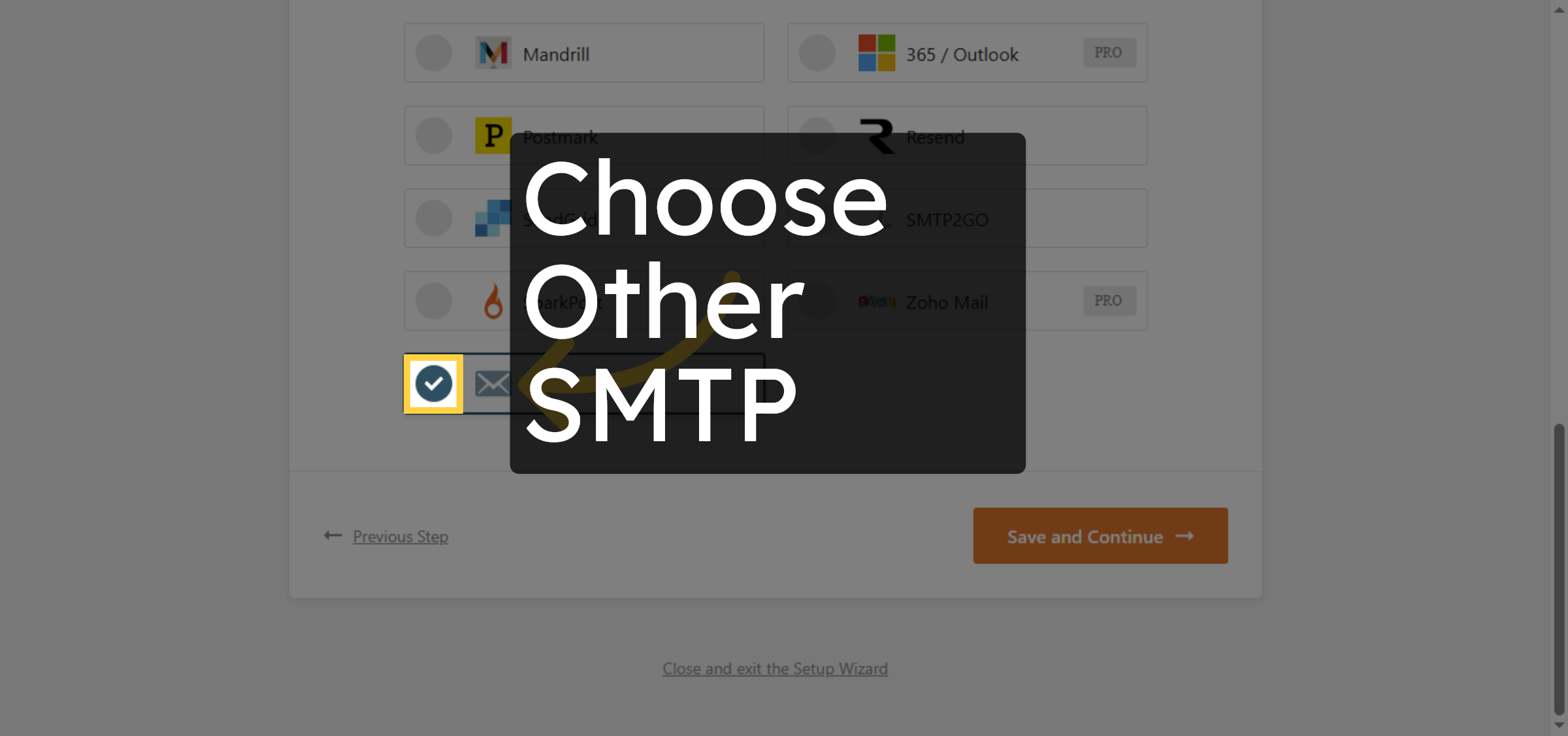 Access Configuration Link