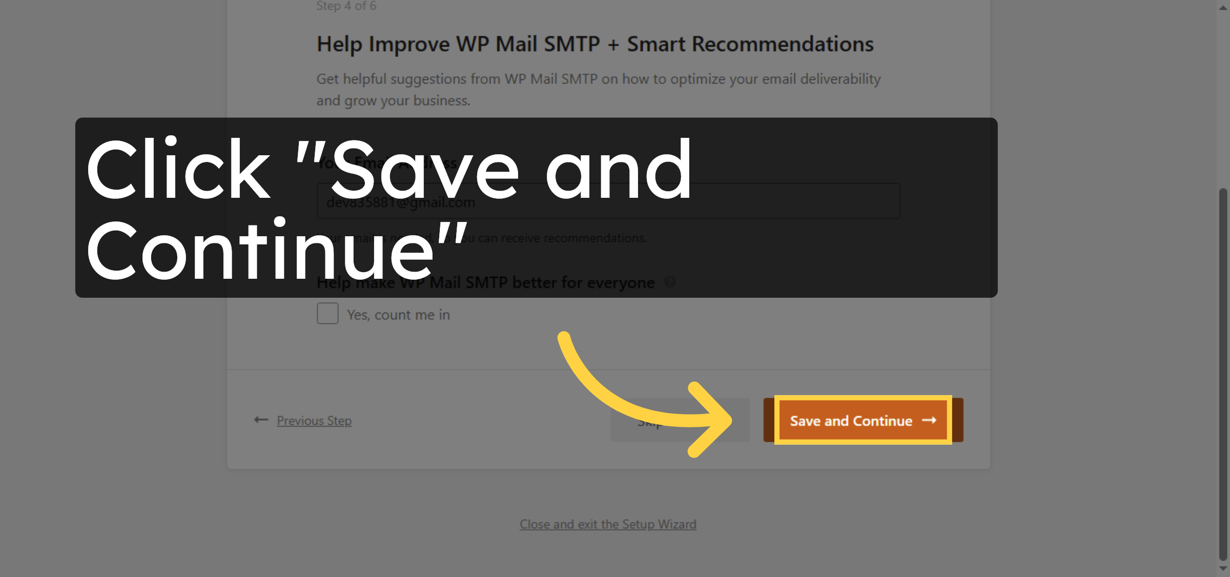 Proceed to Next Step