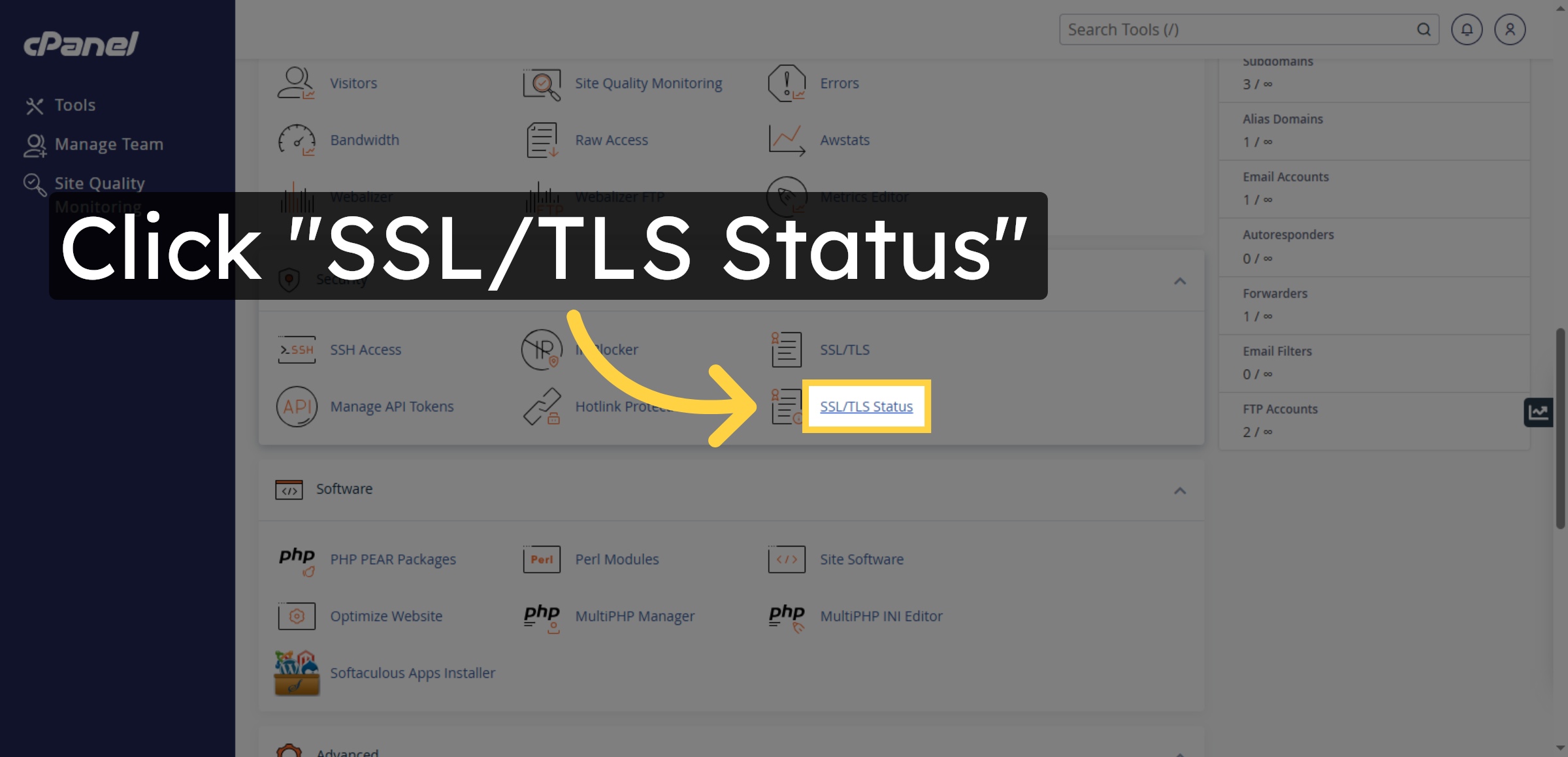 Open SSL/TLS Status