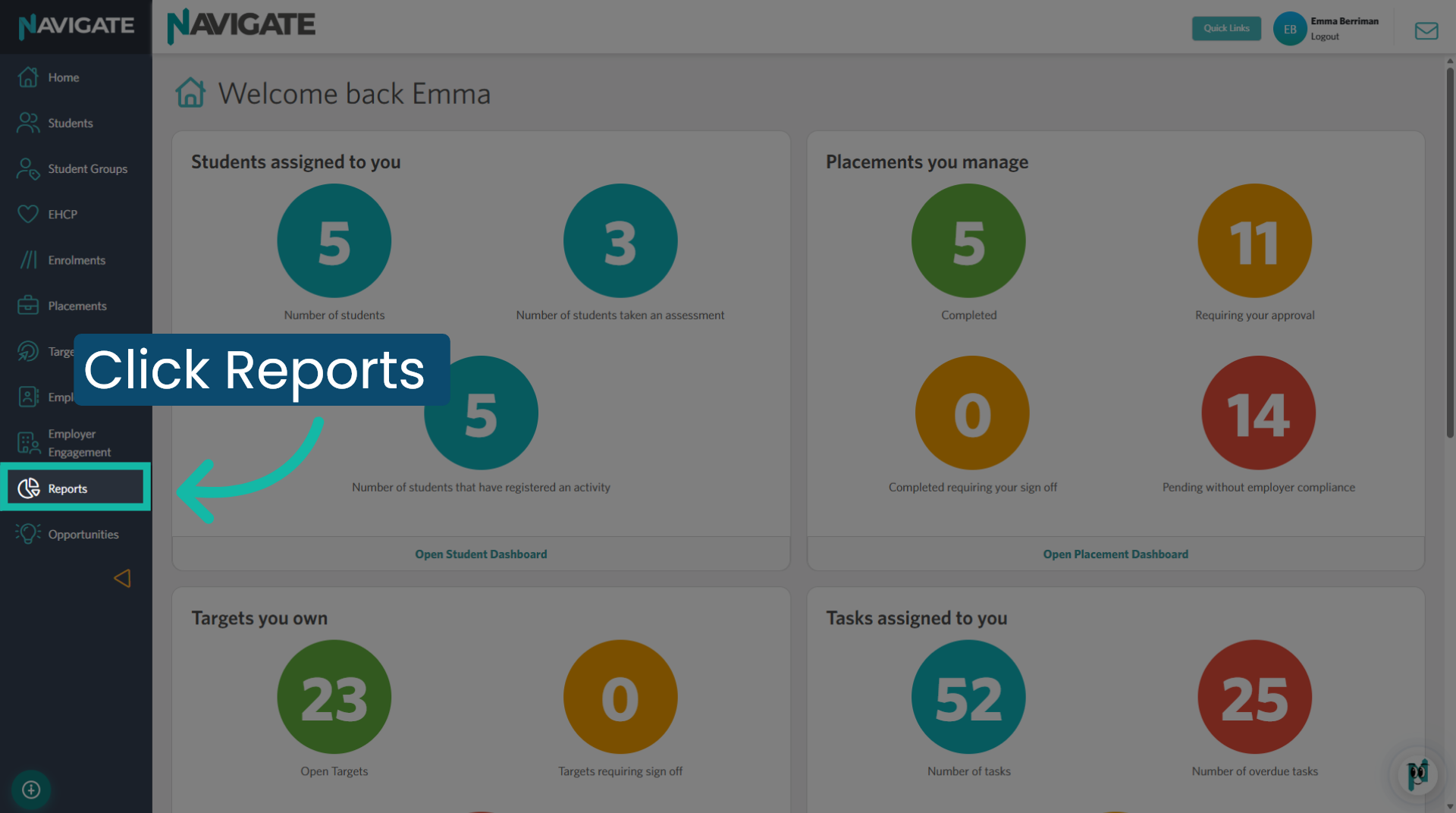 Open Reports Module