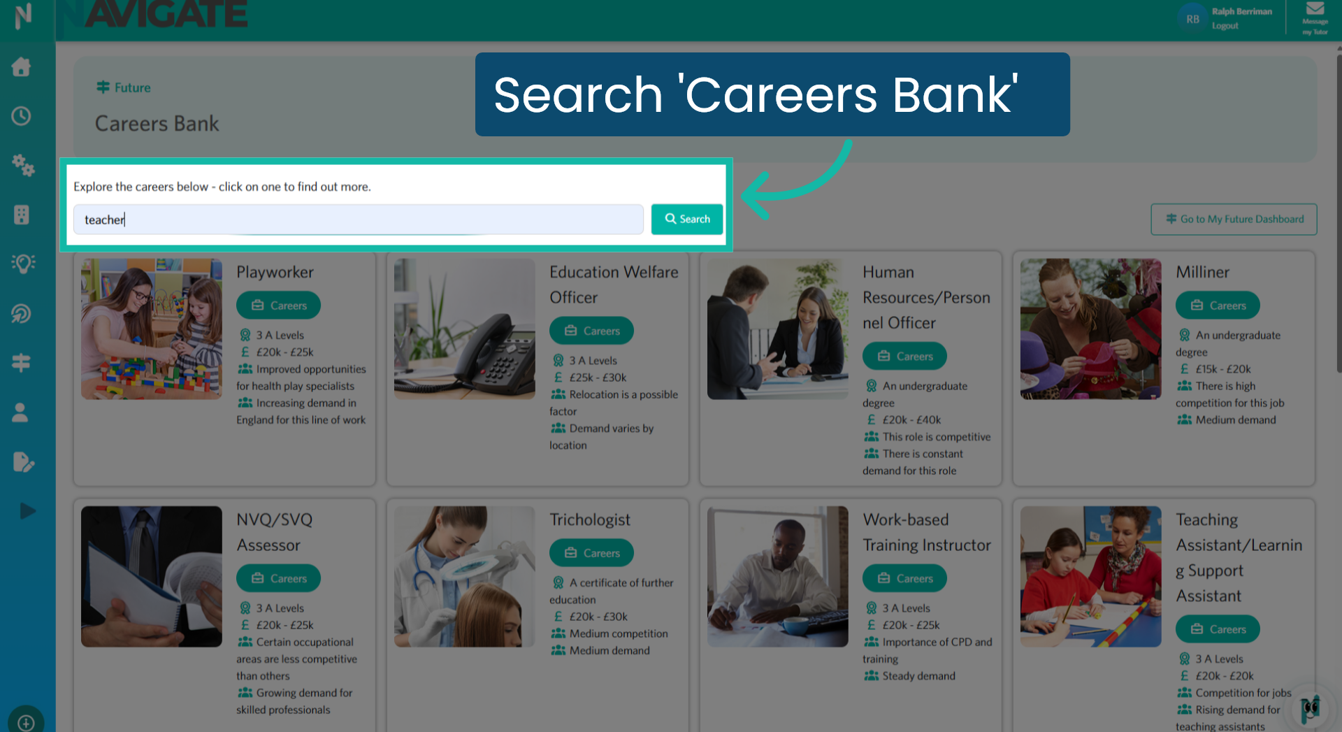 Add the career