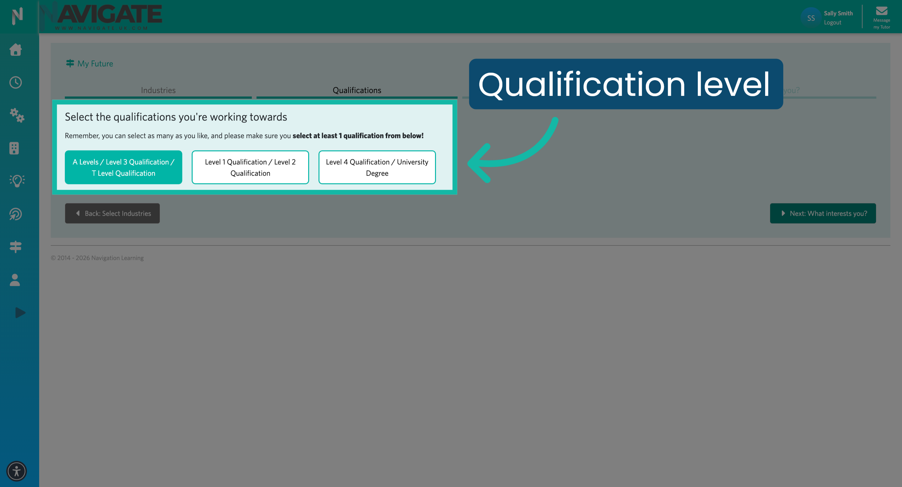 Select Qualification level