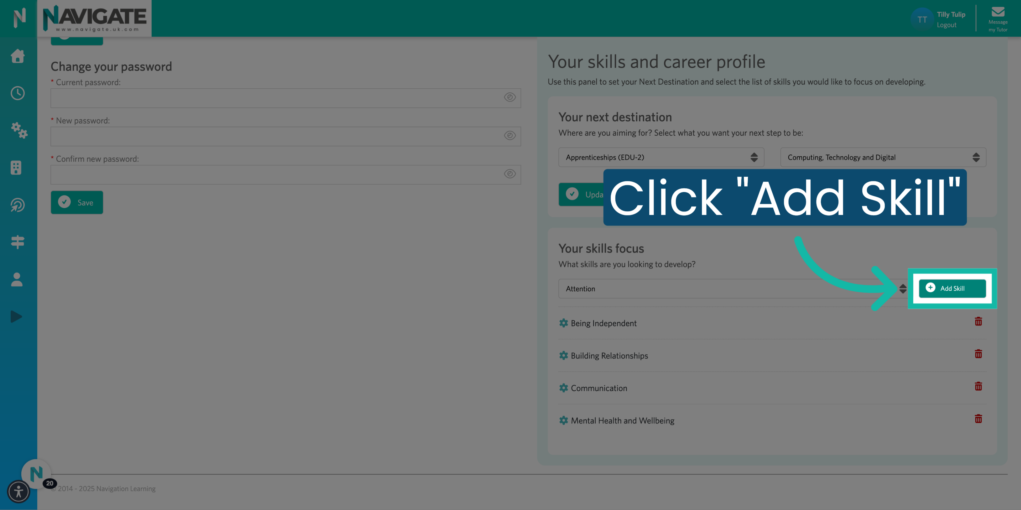 Click 'Add Skill'