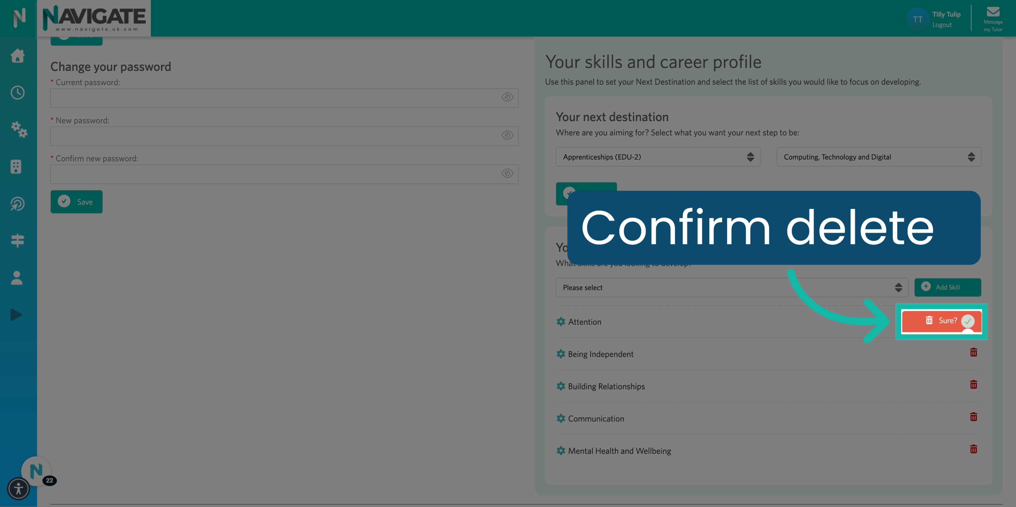 Confirm Delete