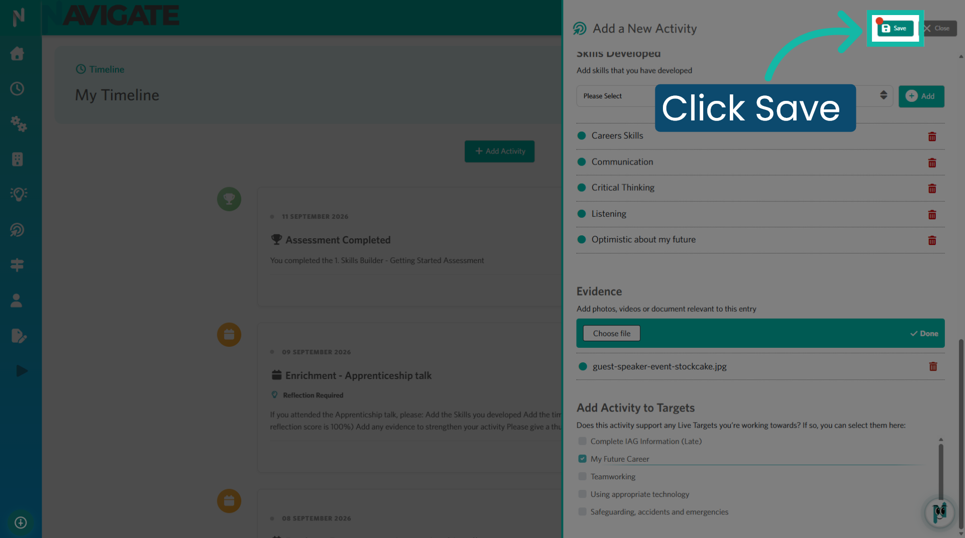 Click 'Save'