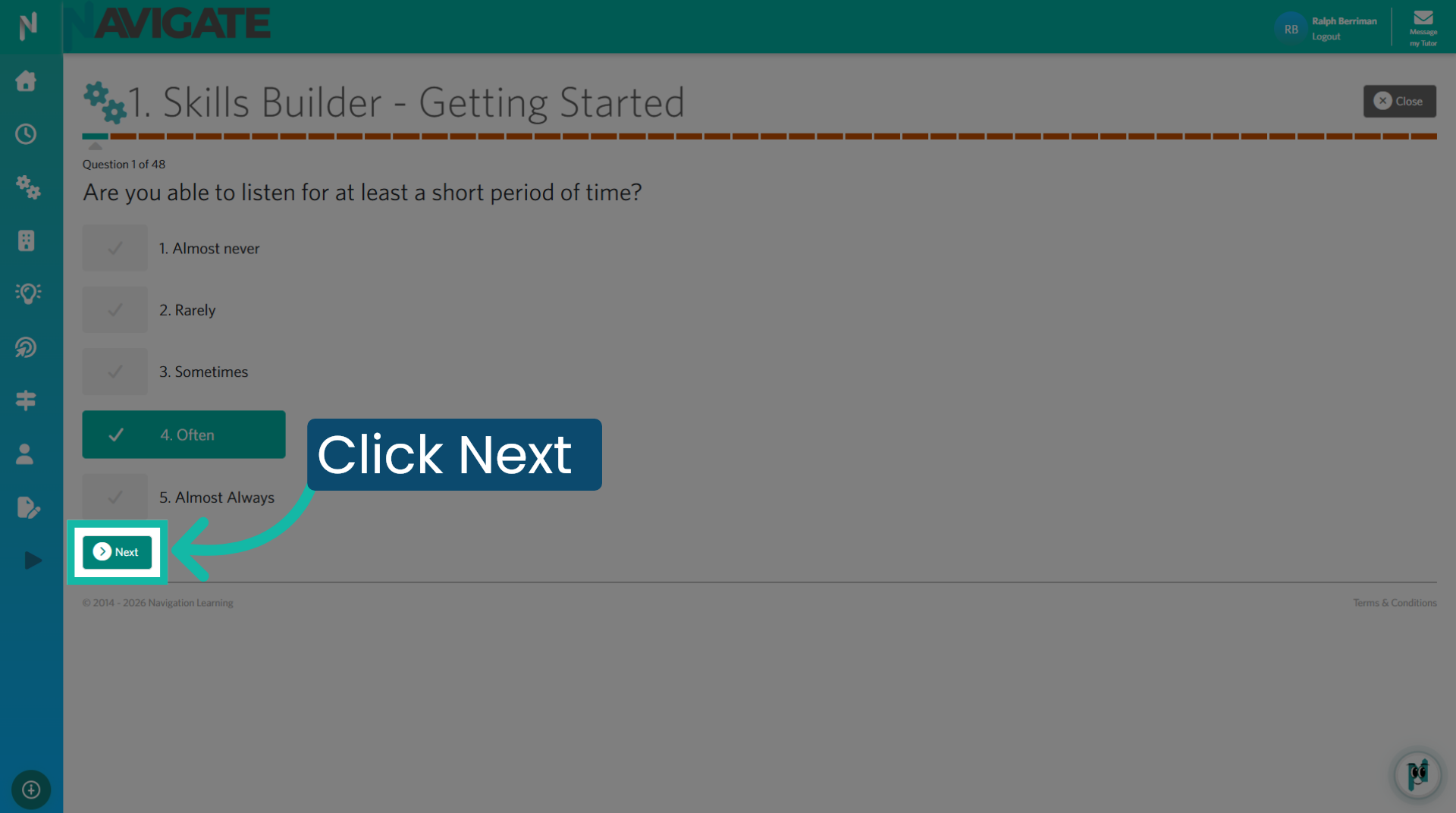 Click 'Next'